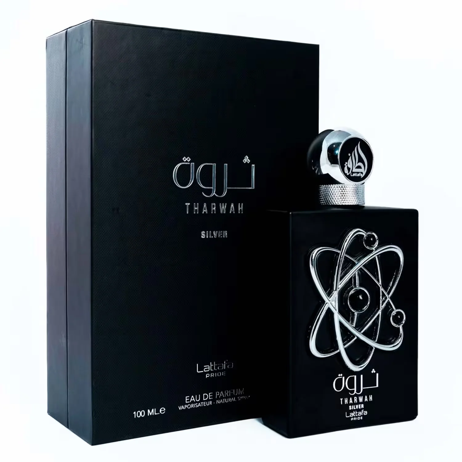 Perfume Lattafa Tharwah Silver Eau de Parfum Unissex 100ml
