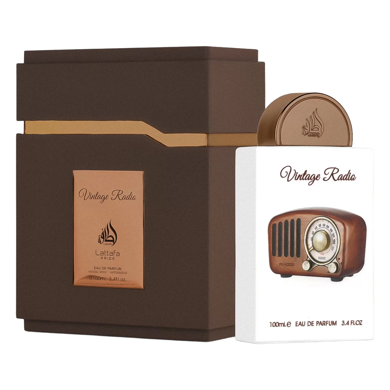 Perfume Lattafa Vintage Radio Eau de Parfum Unissex 100ml