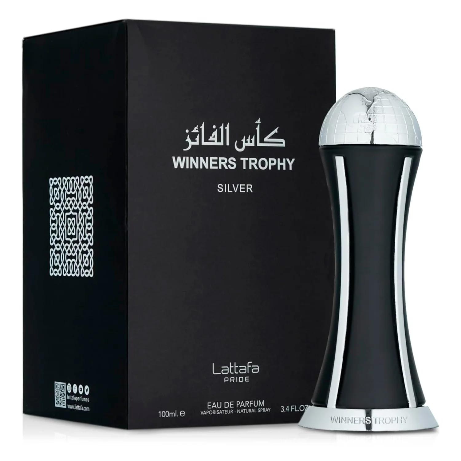 Perfume Lattafa Winners Trophy Silver Eau de Perfume Masculino 100ml
