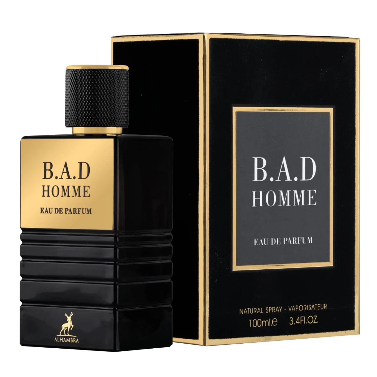 Perfume Maison Alhambra B.A.D Homme Eau de Parfum Masculino 100ml