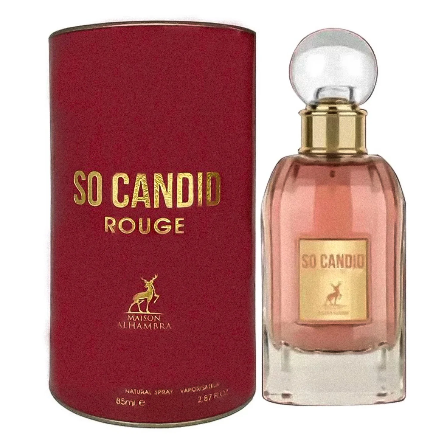 Perfume Maison Alhambra Candid Rouge Eau de Parfum Feminino 85ml