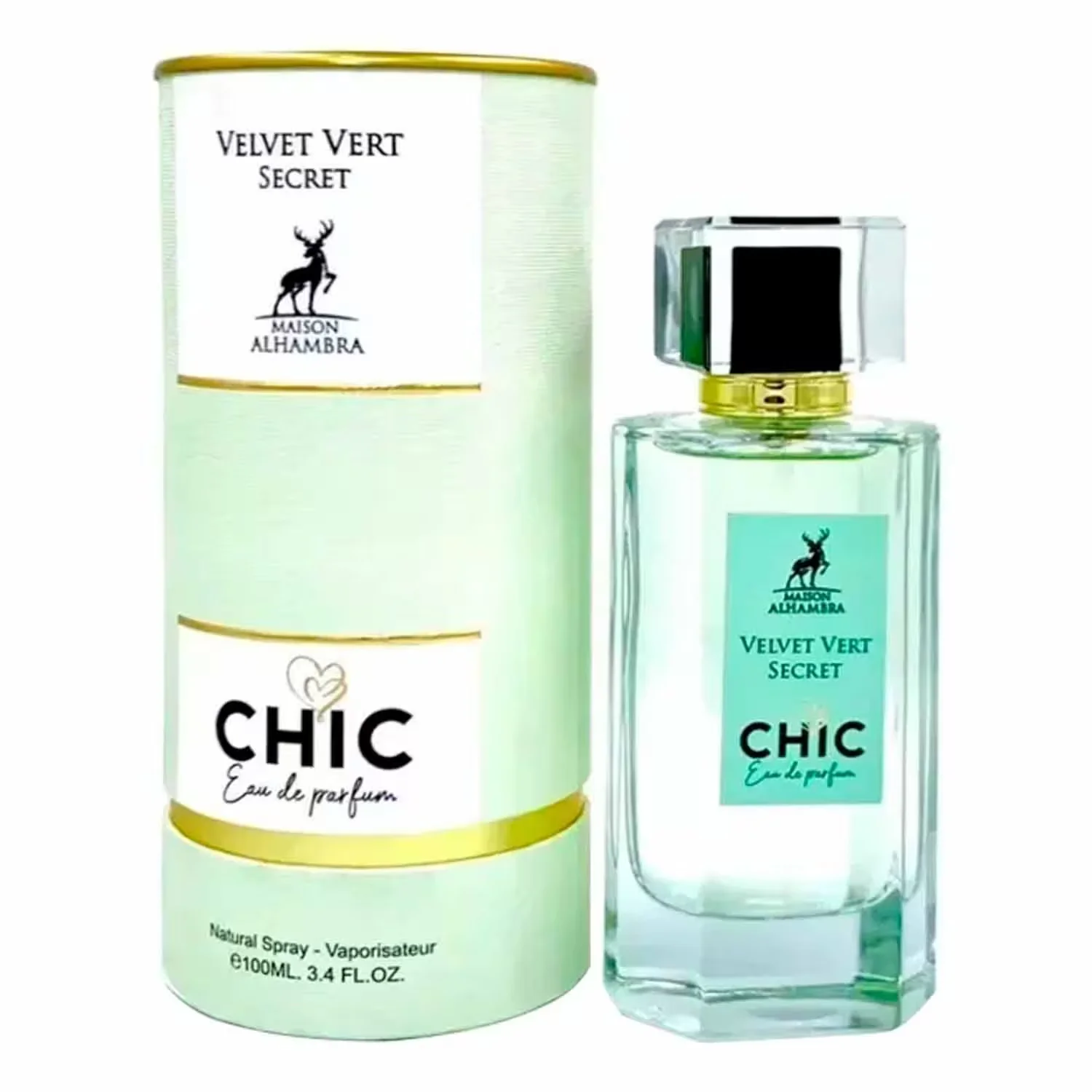 Perfume Maison Alhambra Chic Velvet Vert Secret Eau de Parfum Feminino 100ml