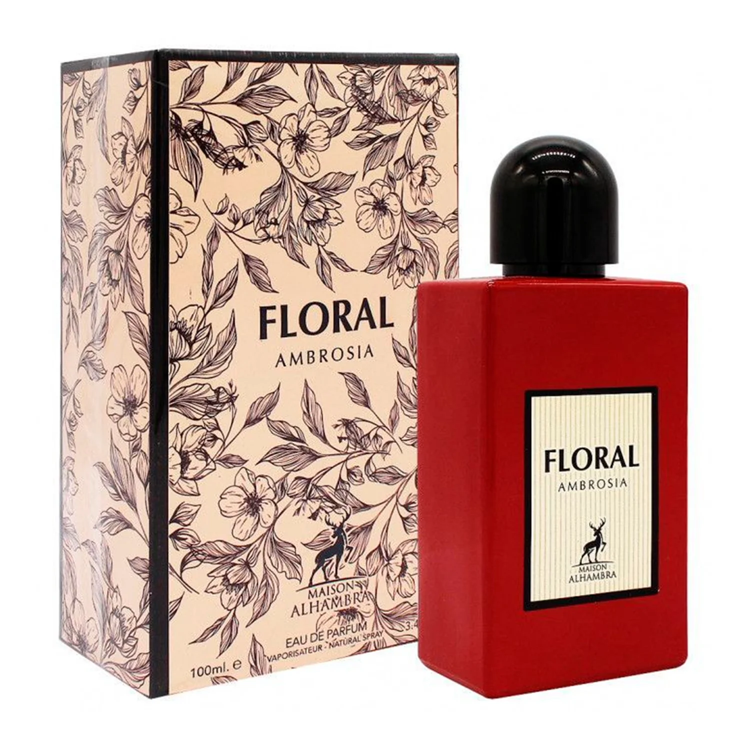 Perfume Maison Alhambra Floral Ambrosia Eau De Parfum Feminino 100ml