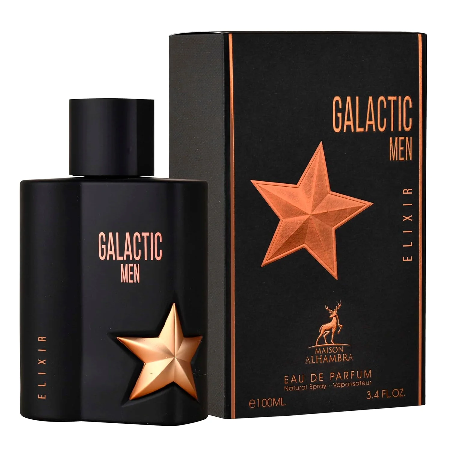 Perfume Maison Alhambra Galactic Men Elixir Eau de Parfum Masculino 100ml