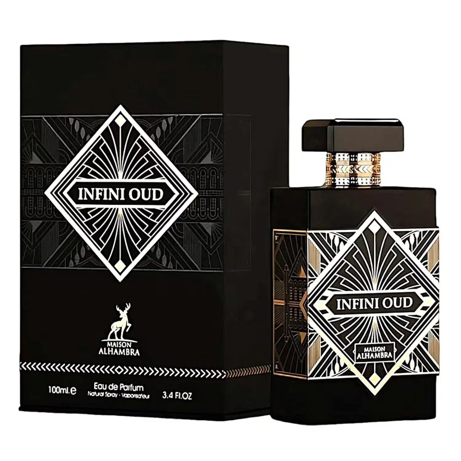 Perfume Maison Alhambra Infini Oud Eau De Parfum Eau de Parfum Unissex 100ml