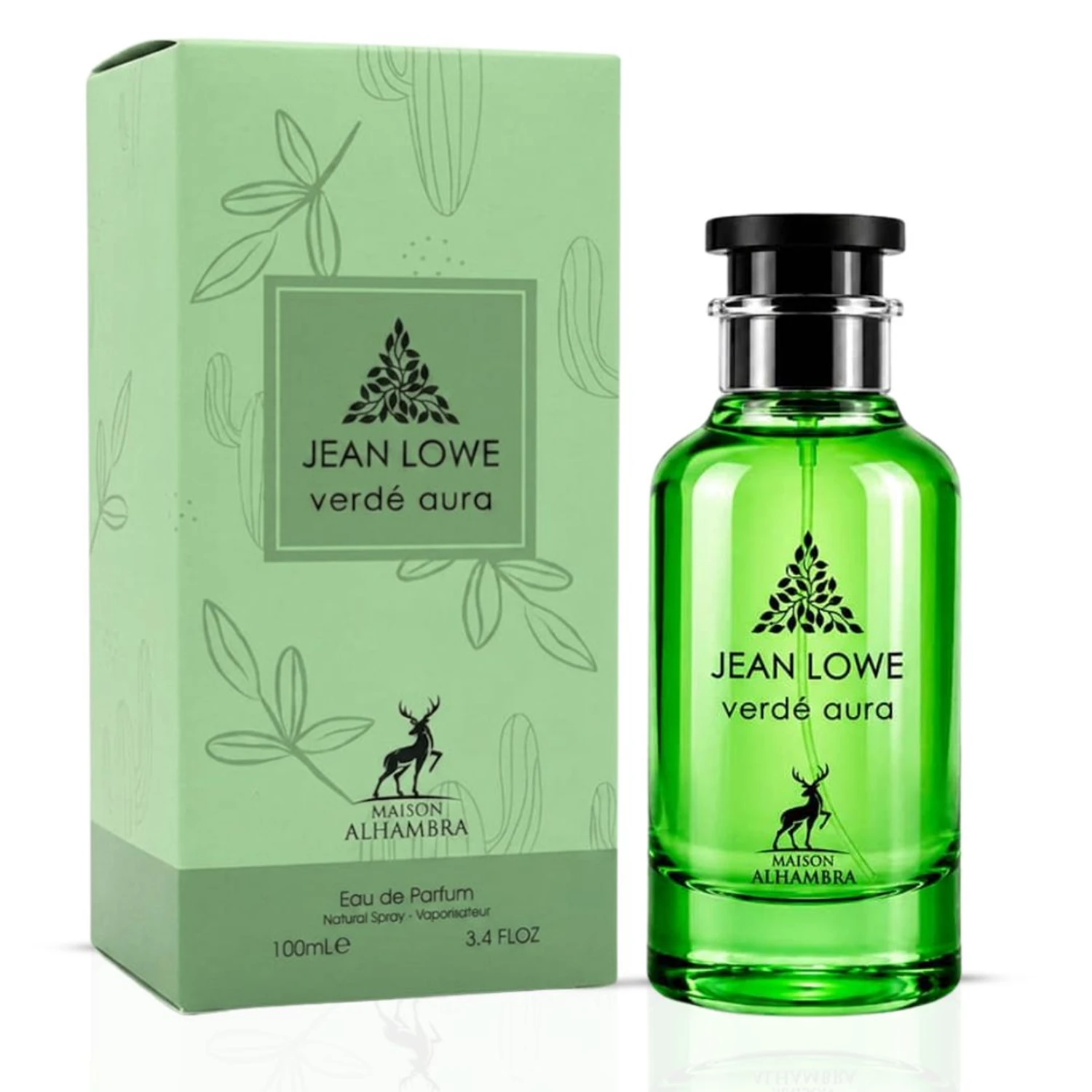 Perfume Maison Alhambra Jean Lowe Verde Aura Eau de Parfum Unissex 100ml