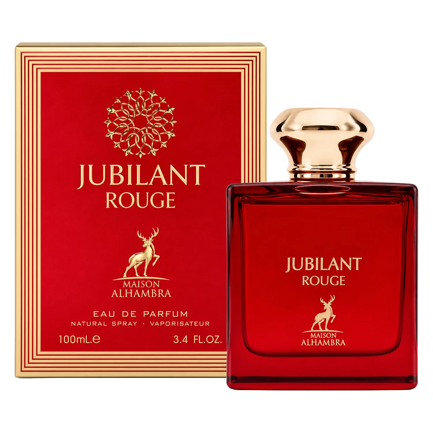 Perfume Maison Alhambra Jubilant Rouge Eau de Parfum Feminino 100ml