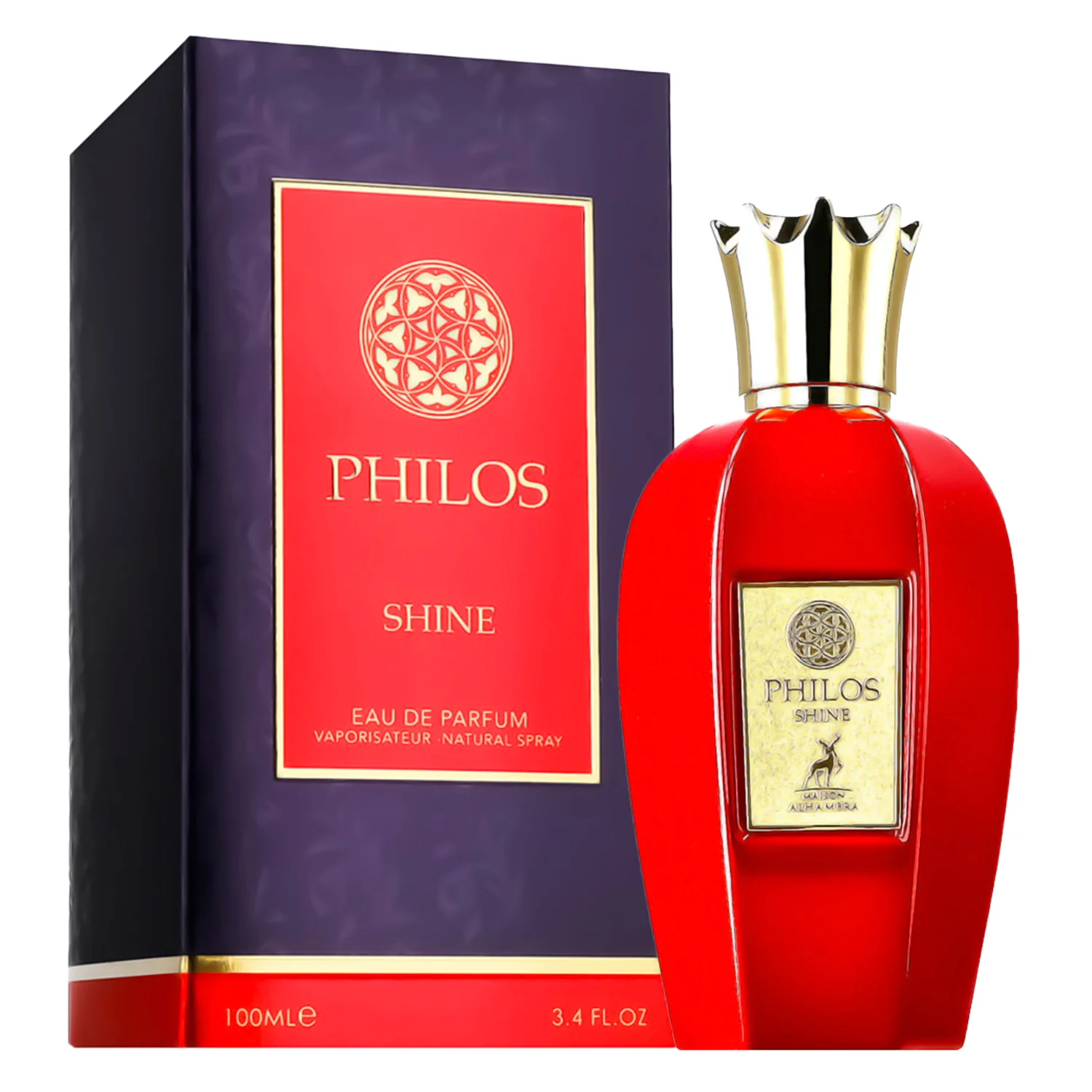Perfume Maison Alhambra Philos Shine Eau de Parfum Unissex 100ml
