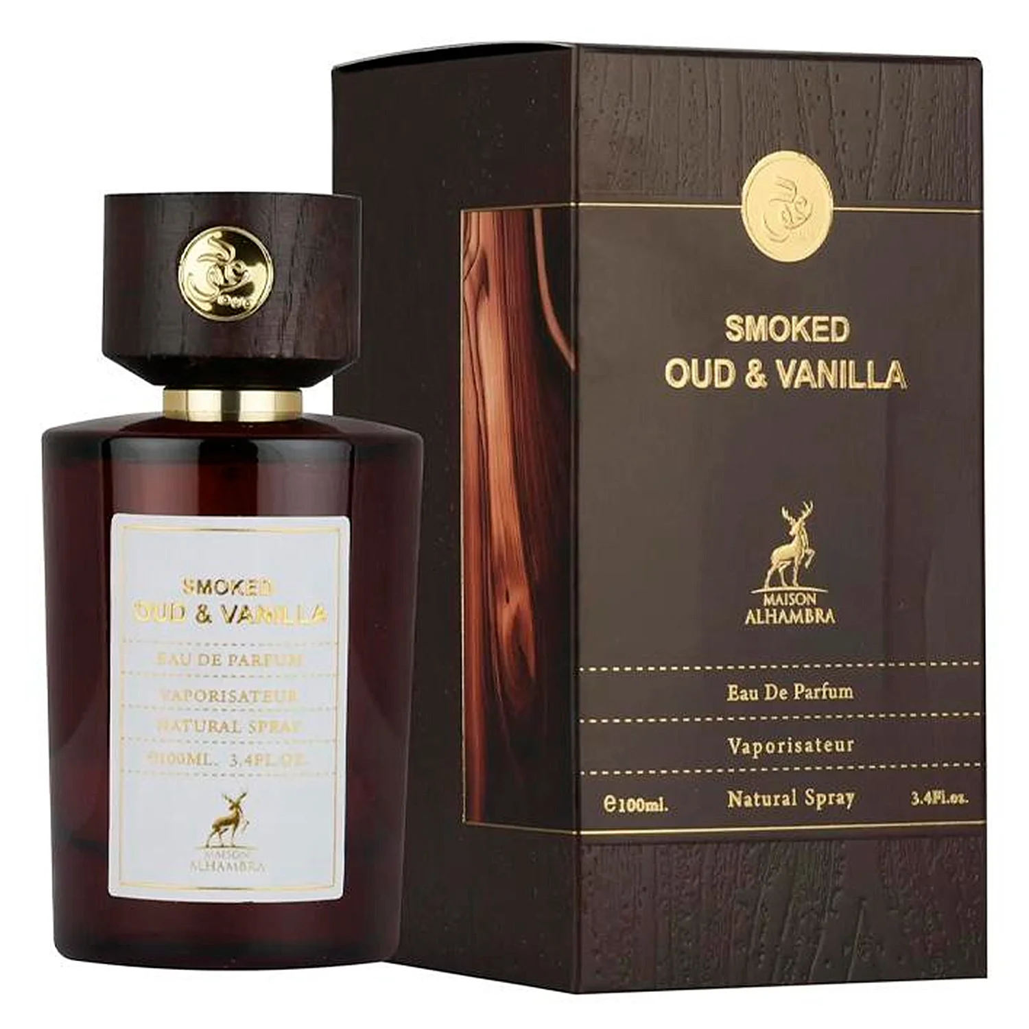 Perfume Maison Alhambra Smoked Oud & Vanilla Eau de Parfum Unissex 100ml