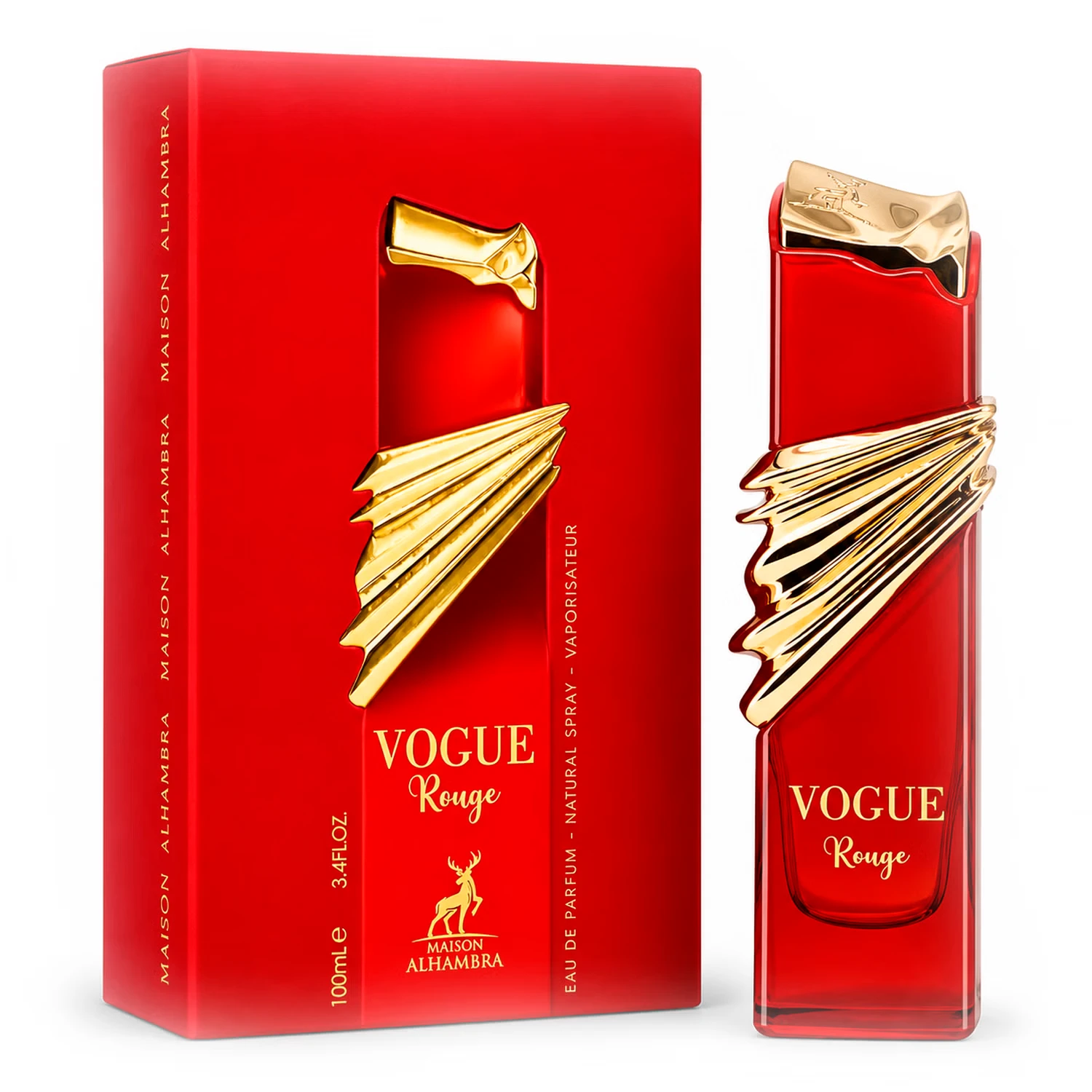 Perfume Maison Alhambra Vogue Rouge Eau de Parfum Feminino 100ml