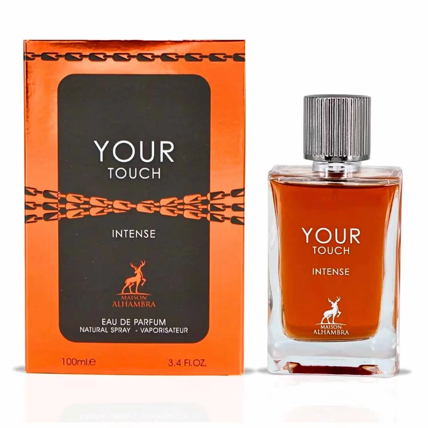 Perfume Maison Alhambra Your Touch Intense Eau de Parfum Masculino 100ml