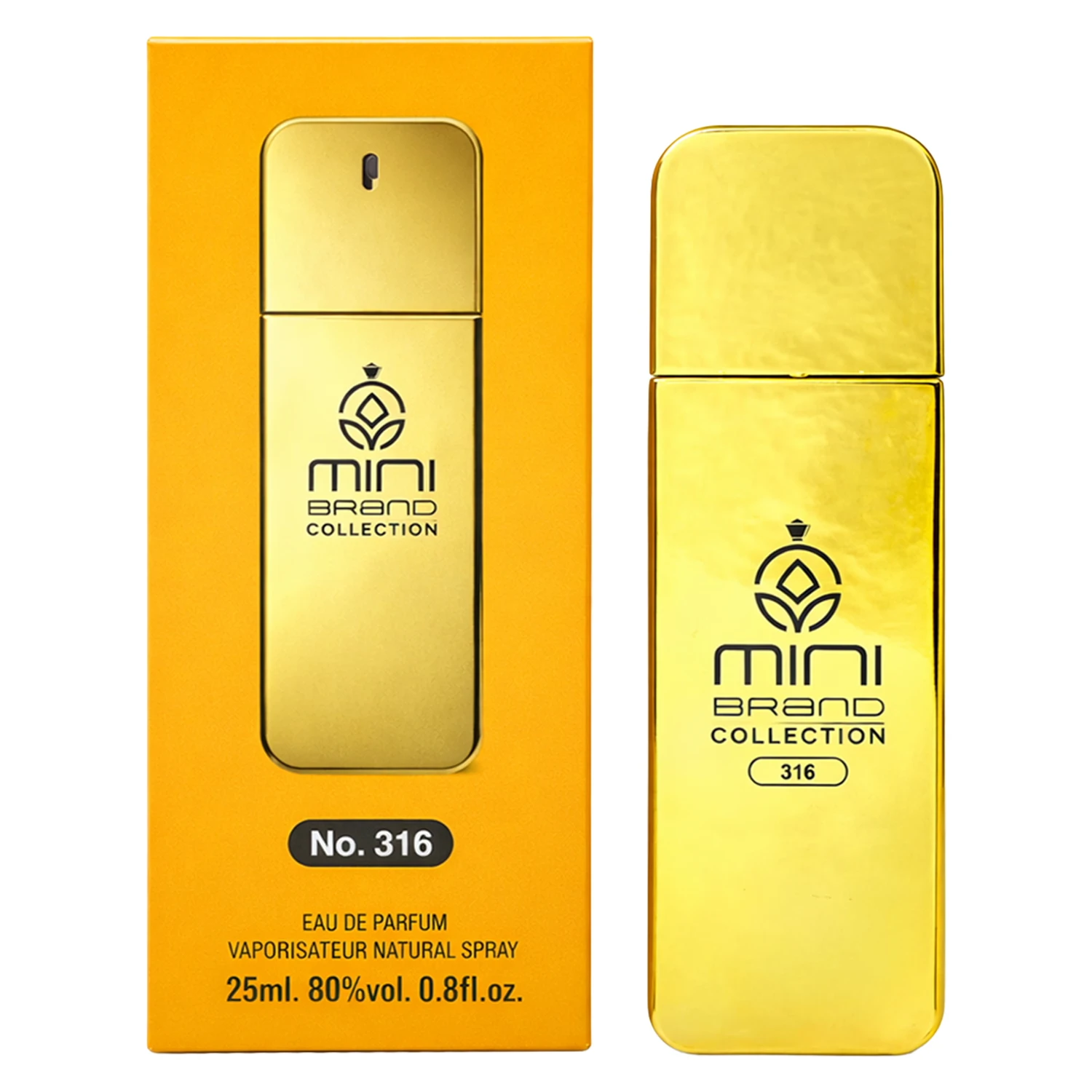 Perfume Mini Brand Collection No.316 1 Million Paco Rabanne Masculino 25ml