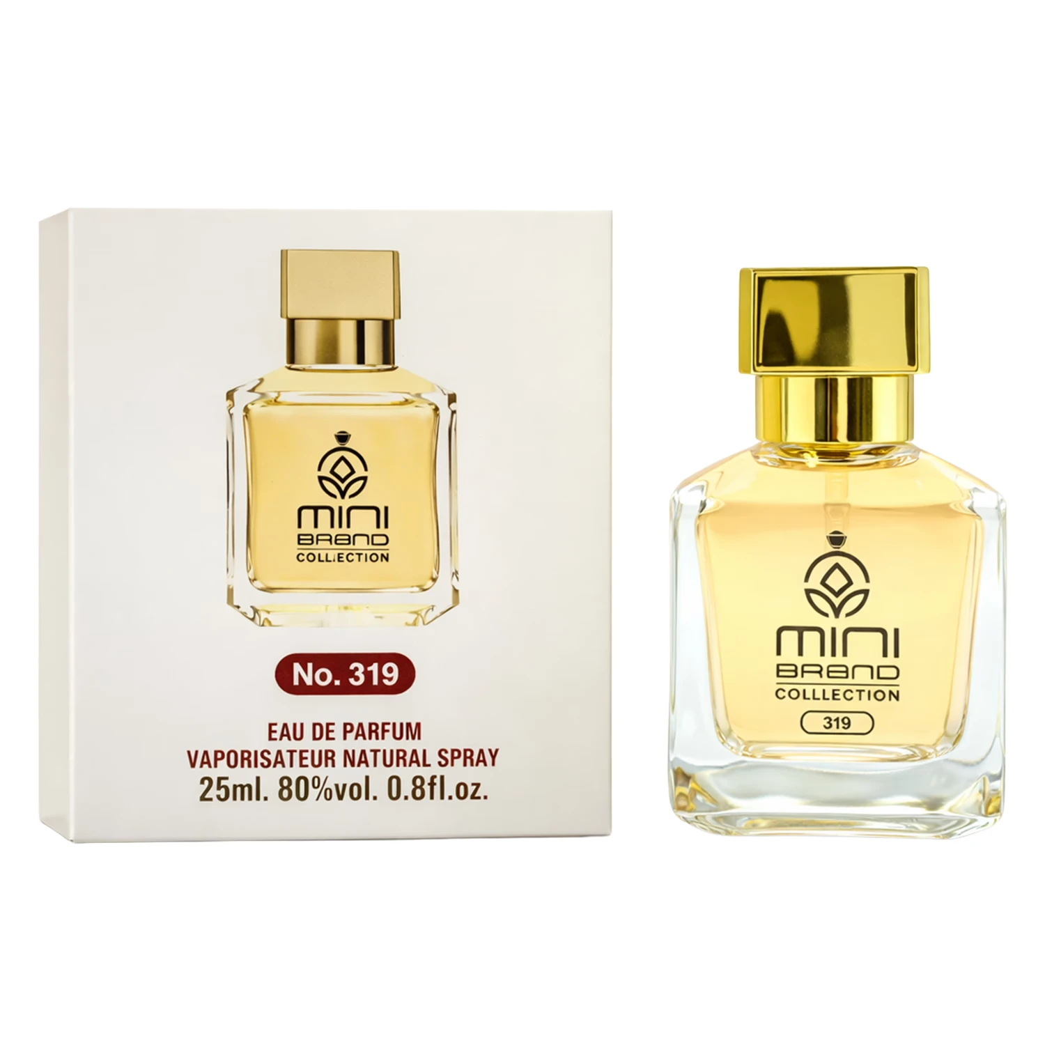 Perfume Mini Brand Collection No.319 Eau de Parfum Unissex 25ml