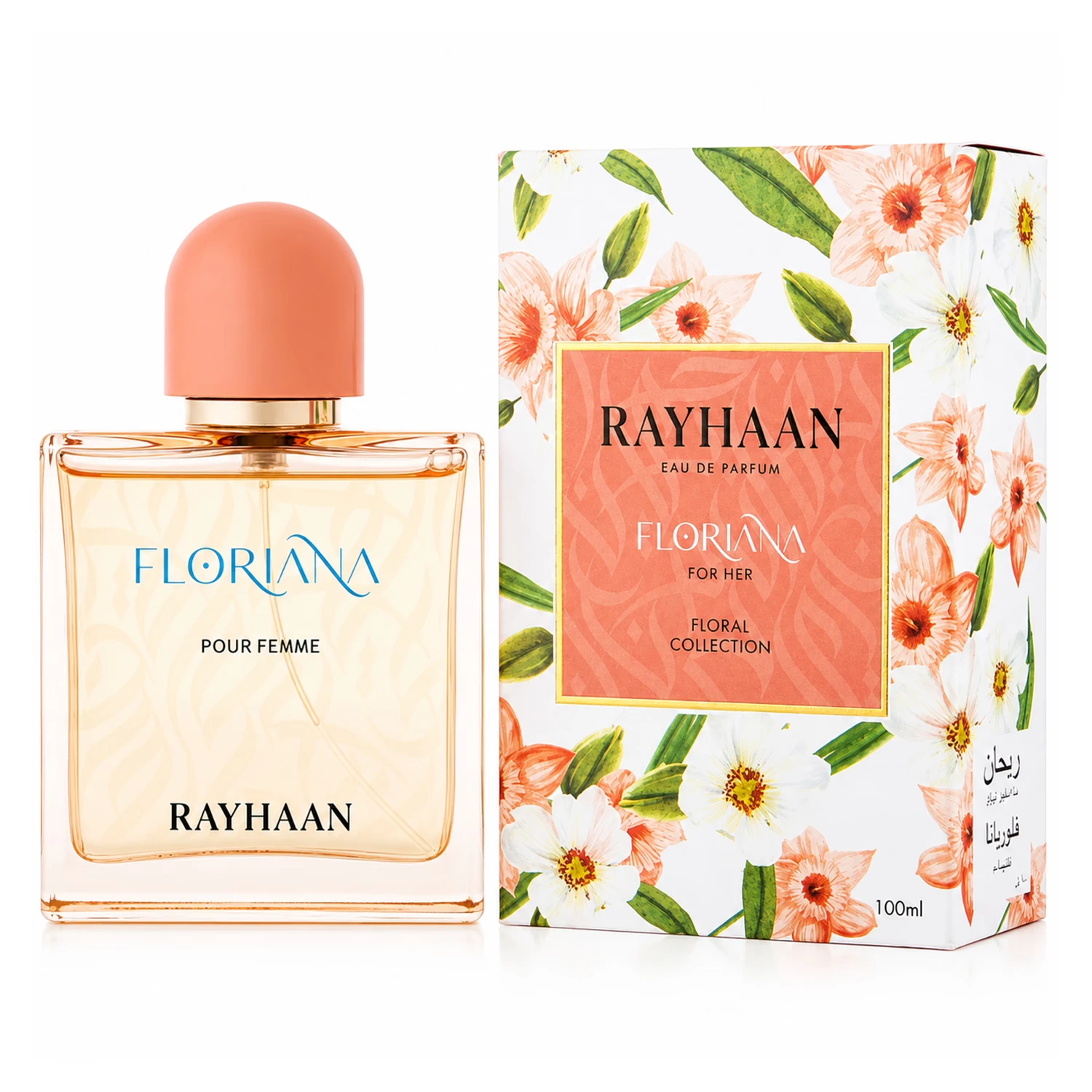 Perfume Rayhaan Floriana Eau de Parfum Feminino 100ml