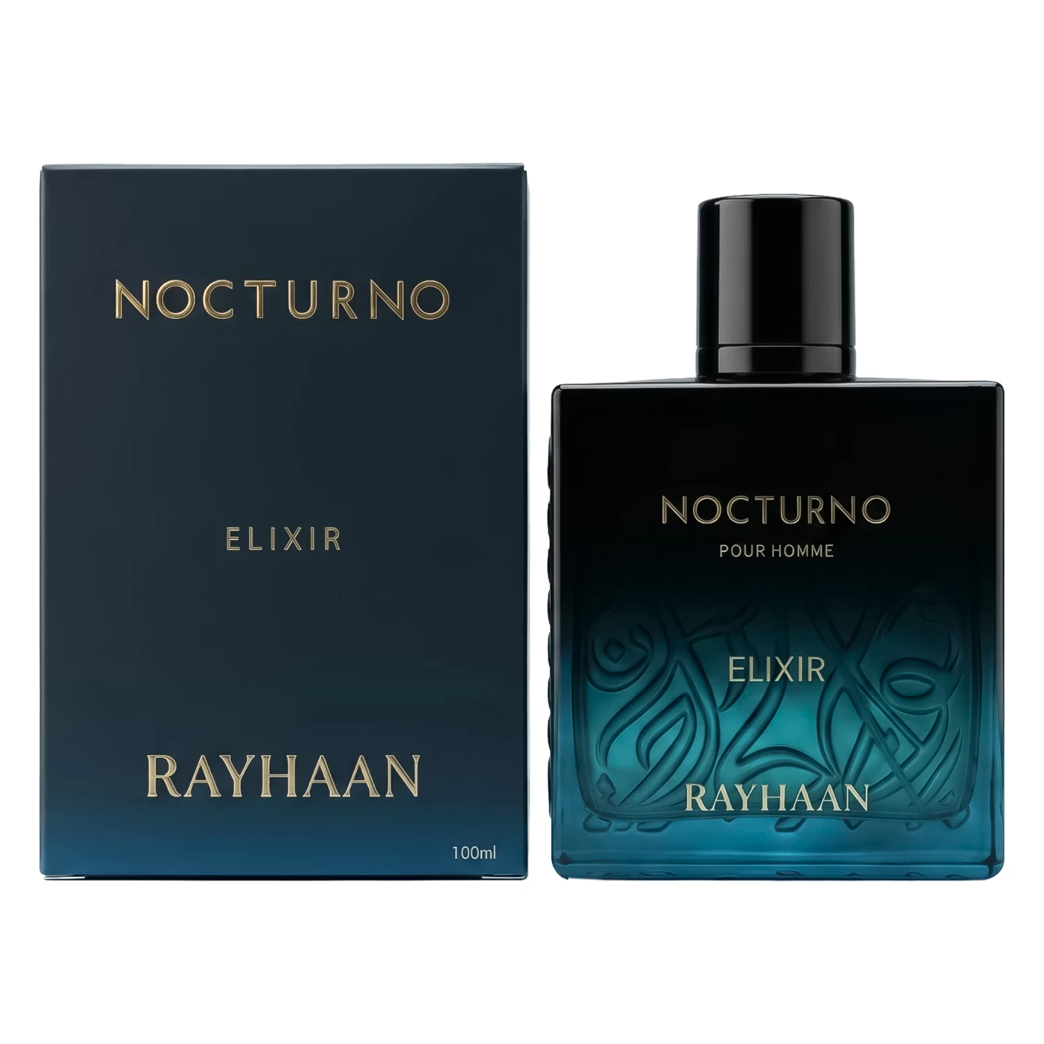 Perfume Rayhaan Nocturno Elixir Eau de Parfum Masculino 100ml