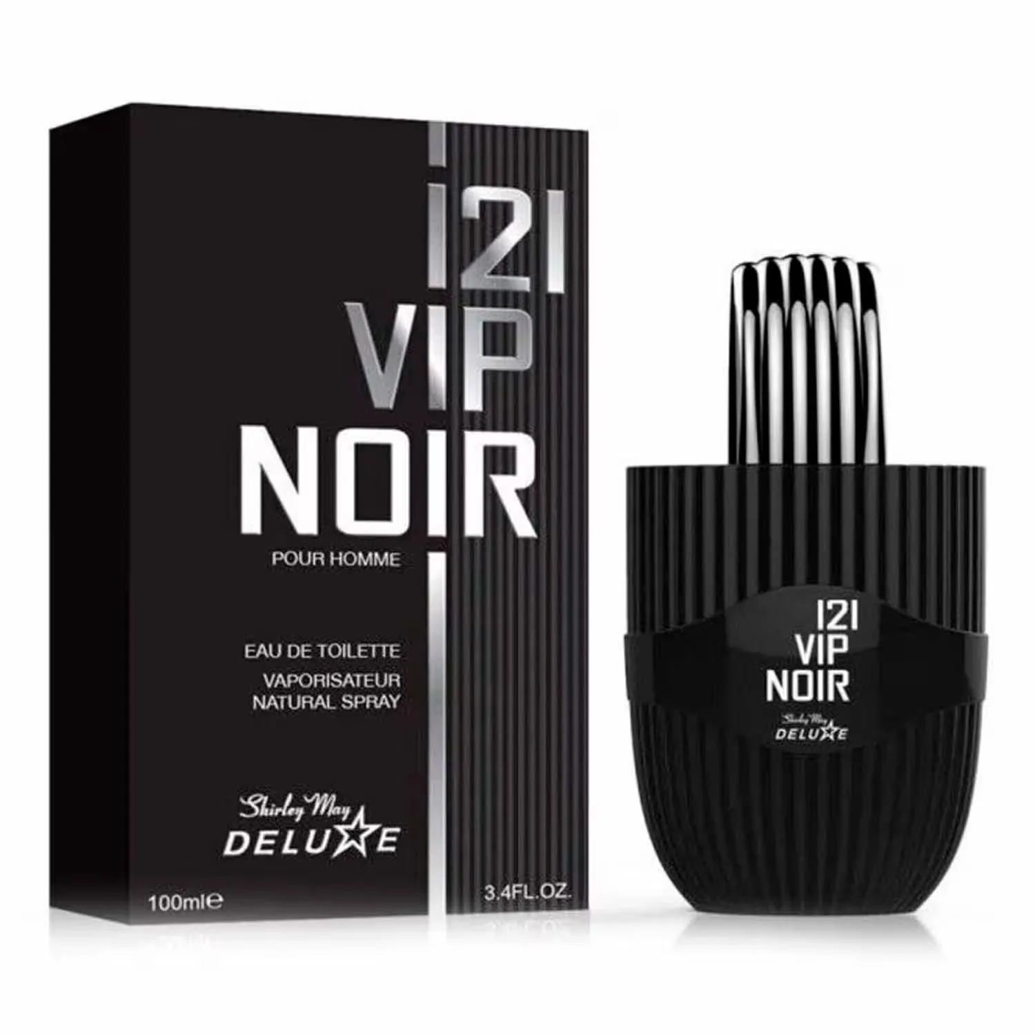 Perfume Shirley May Deluxe 121 Vip Noir Eau de Toilette Masculino 100ml