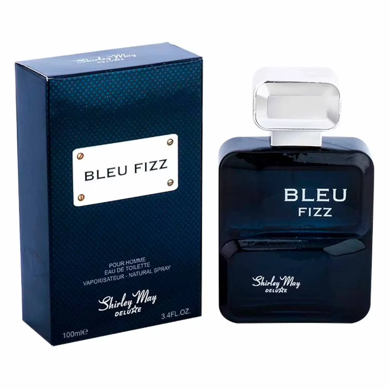 Perfume Shirley May Deluxe Bleu Fizz Eau de Toilette Masculino 100ml