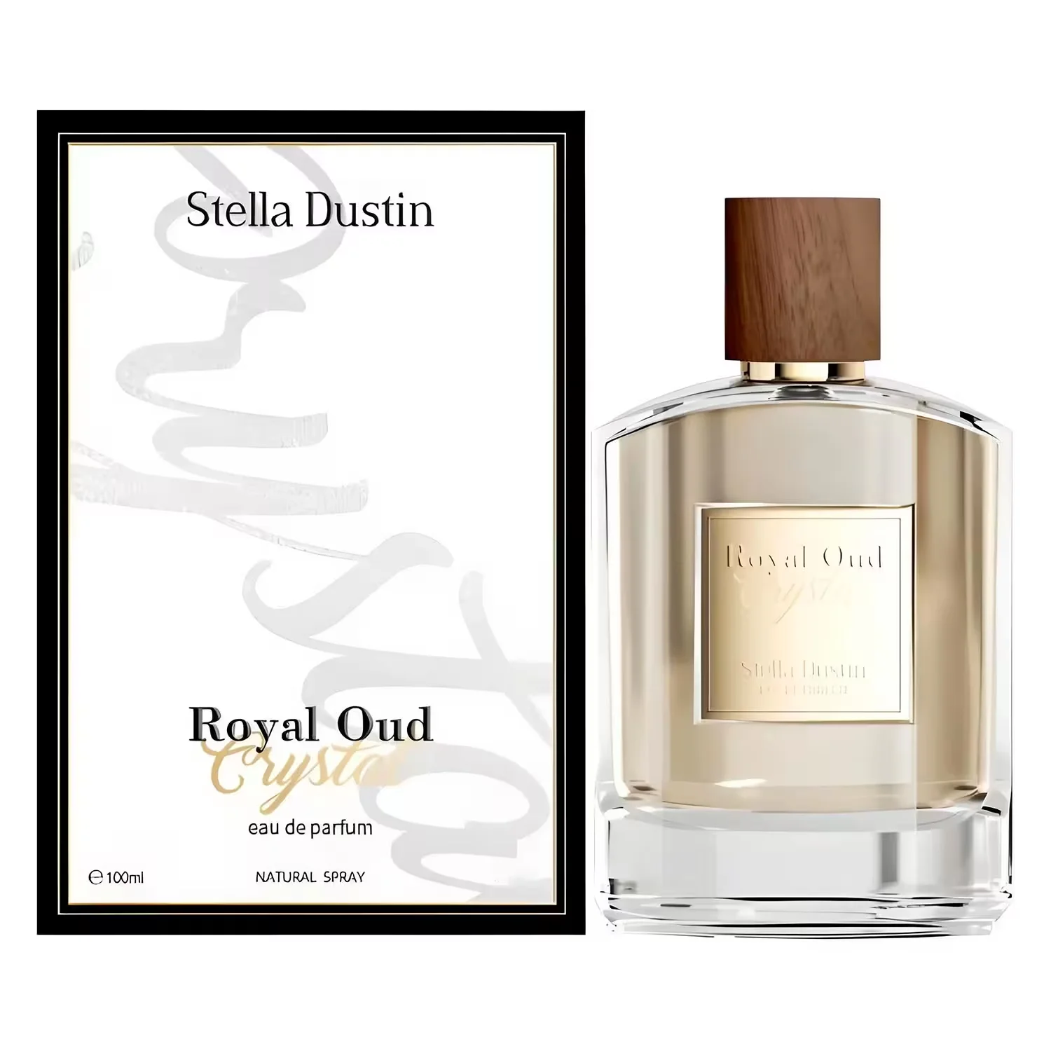 Perfume Stella Dustin Royal Oud Crystal Eau de Parfum Masculino 100ml