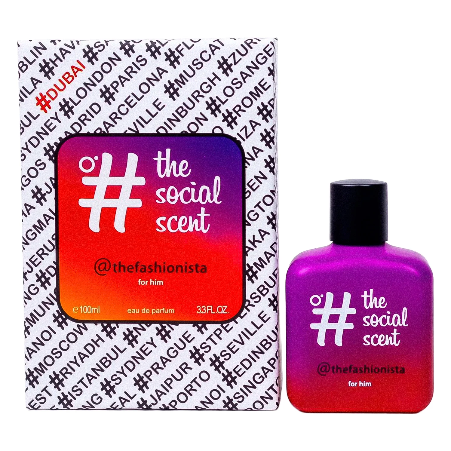 Perfume The Social Scents The Fashionista Him Eau de Parfum Masculino 100ml