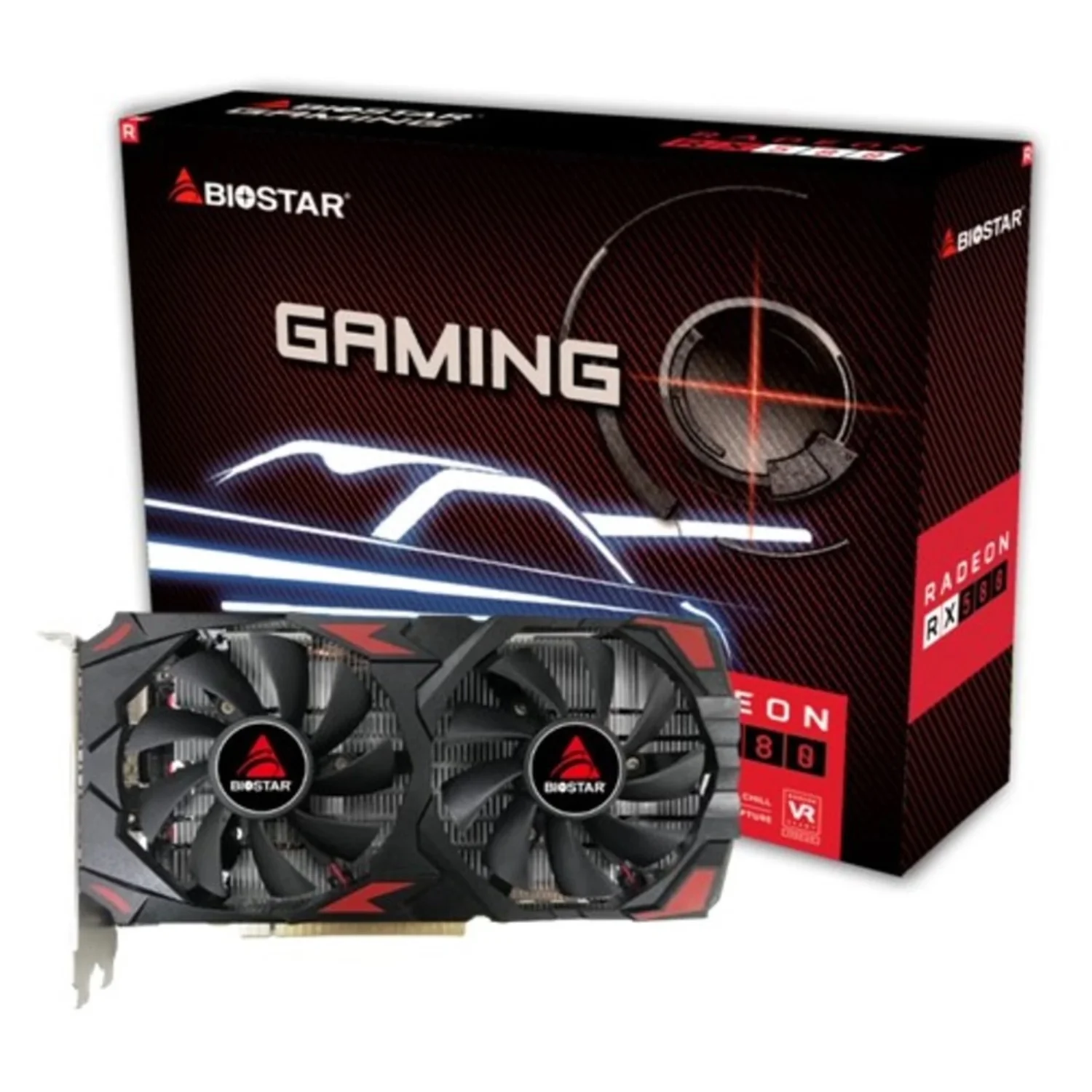 Placa de Vídeo Biostar AMD Radeon RX-580 8GB GDDR5 - VA5815RQ82