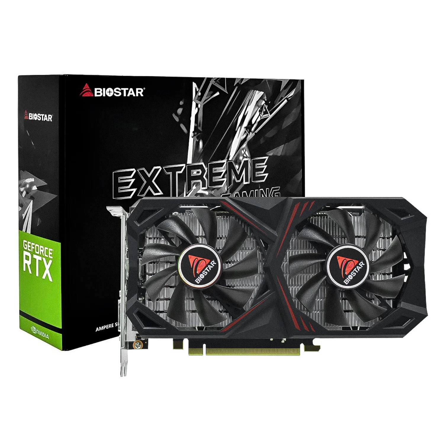 Placa de Vídeo Biostar Extreme Gaming NVIDIA GeForce RTX-3050 6GB GDDR6 - VN3516RF68