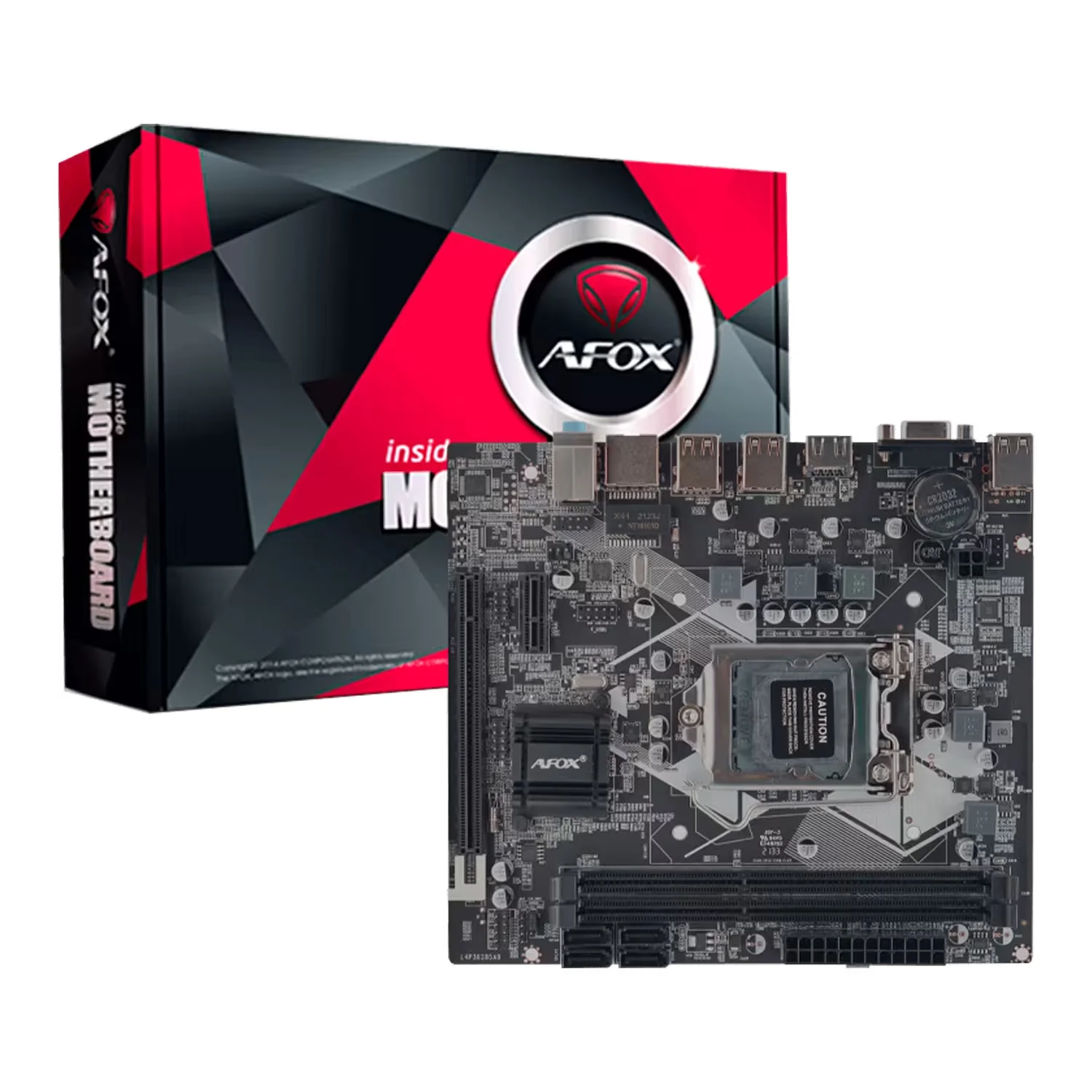 Placa Mãe Afox IH61-MA2 V2 Socket LGA 1155 Chipset Intel H61 DDR3 Micro ATX