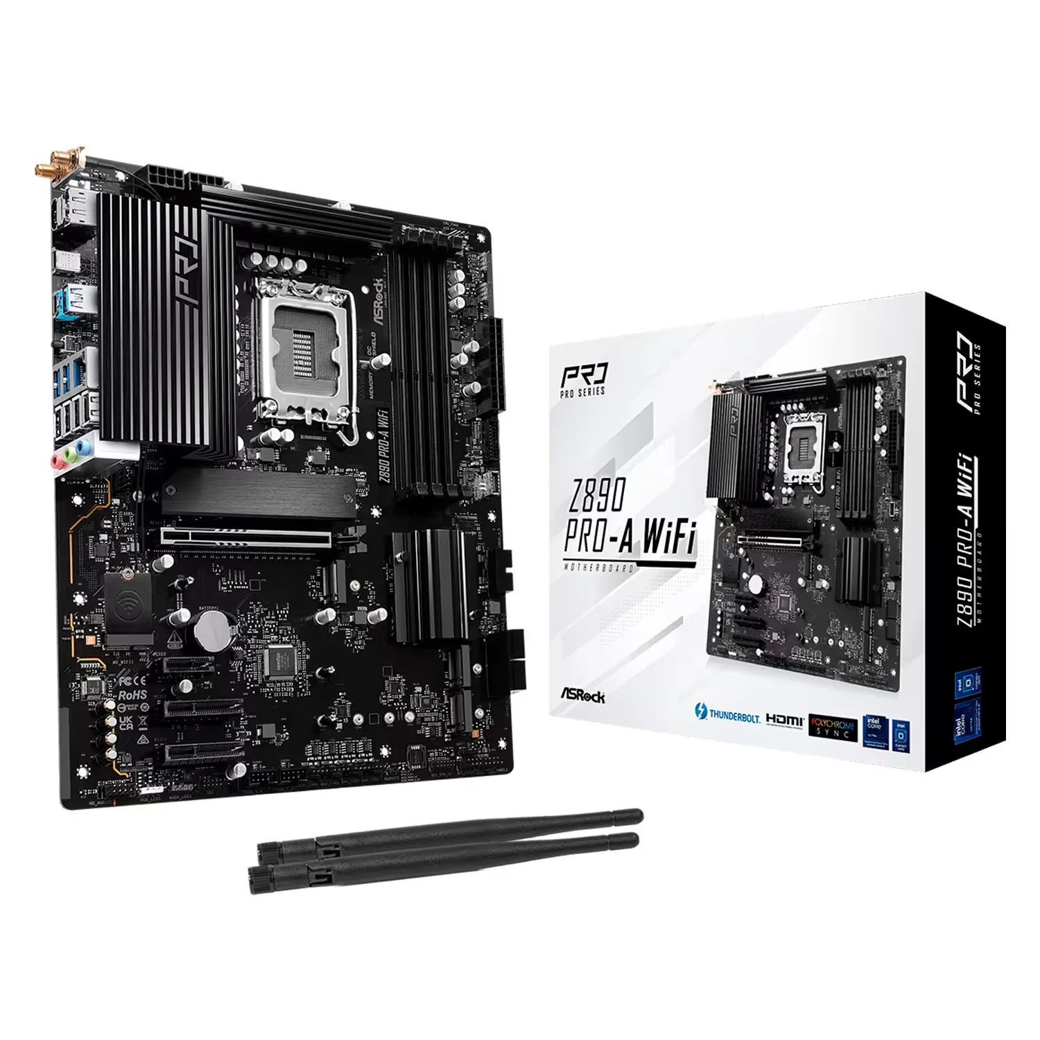 Placa Mãe ASRock H670 PG Riptide 4XDDR4 Socket LGA 1700 Chipset Intel H670 ATX