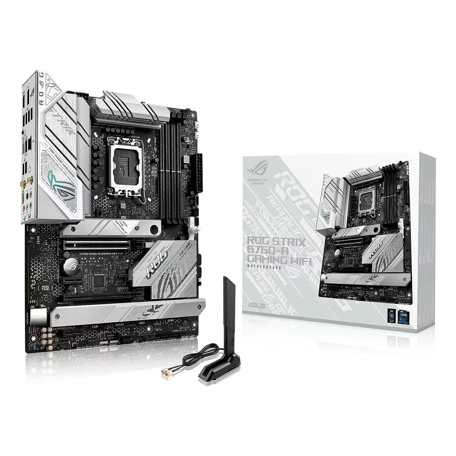 Placa Mãe Asus Rog Strix B760-A Gaming WiFi Socket LGA 1700 Chipset Intel B760 DDR5 ATX