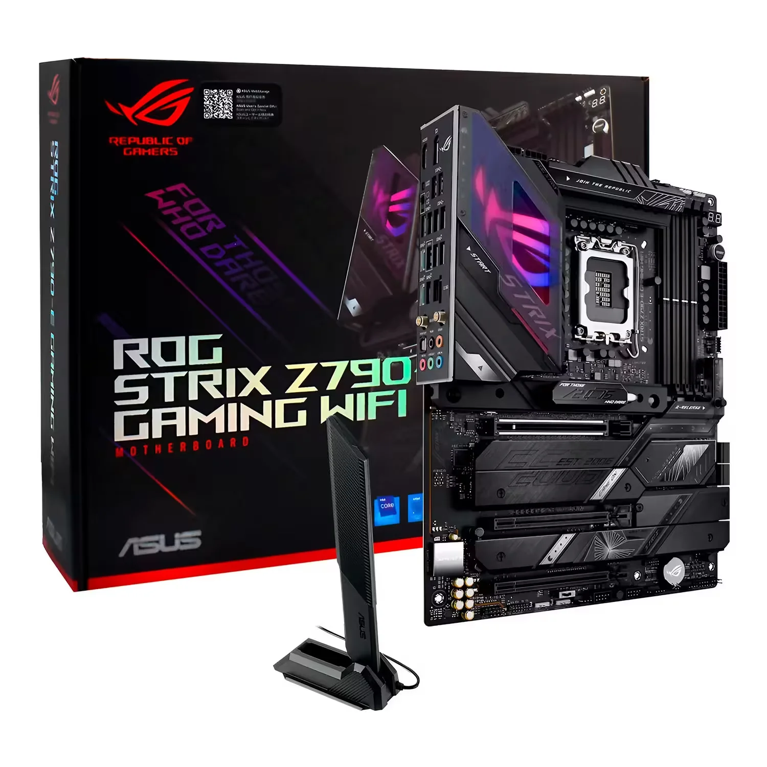 Placa Mãe Asus Rog Strix Gaming Wi-Fi Socket LGA 1700 Chipset 
Intel Z790 DDR5 ATX