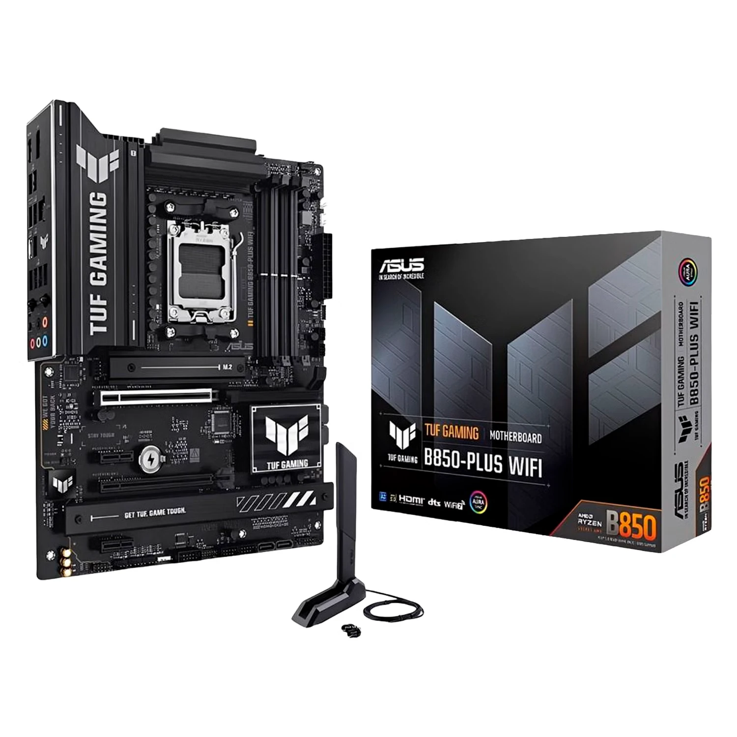 Placa Mãe Asus TUF B850M-Plus WiFi DDR5 Socket AM5 Chipset AMD B850 Micro ATX