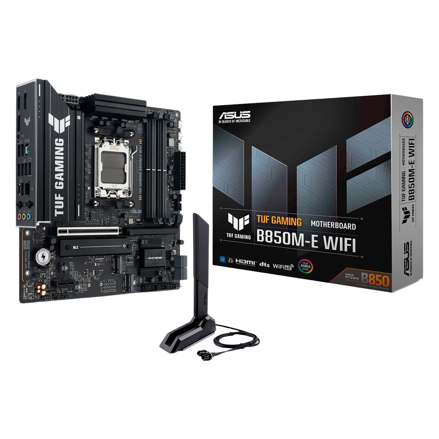 Placa Mãe Asus TUF Gaming B850M-E WiFi Socket AM5 Chipset AMD X850 DDR5 Micro ATX