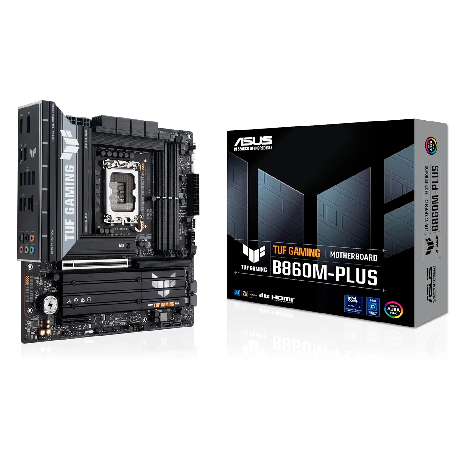 Placa Mãe Asus TUF Gaming B860M-Plus DDR5 Socket LGA 1851 Chipset Intel B860 Micro ATX