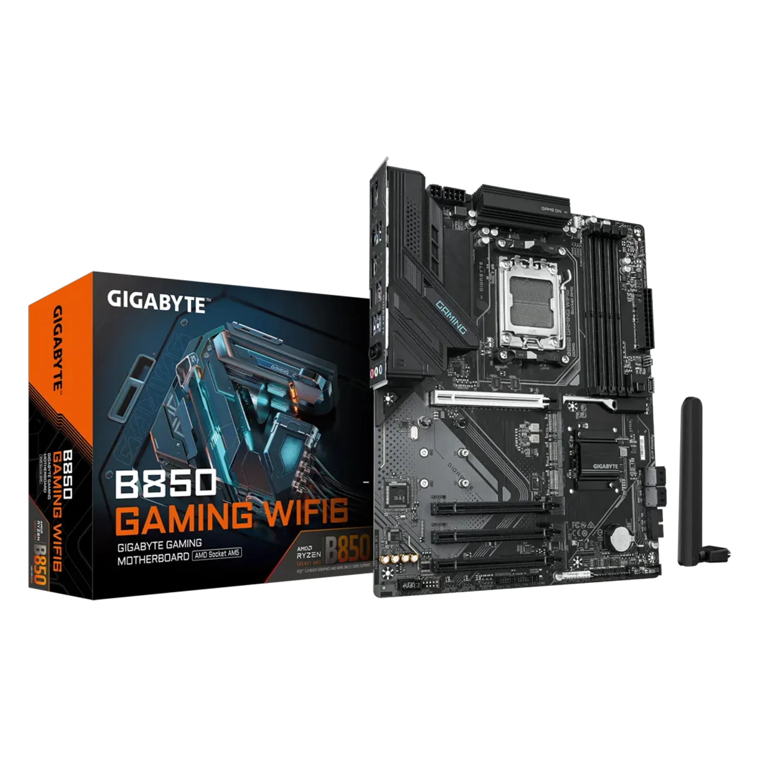 Placa Mãe Gigabyte B850 Gaming WiFi6 4XDDR5 Socket AM5 Chipset AMD B850 ATX