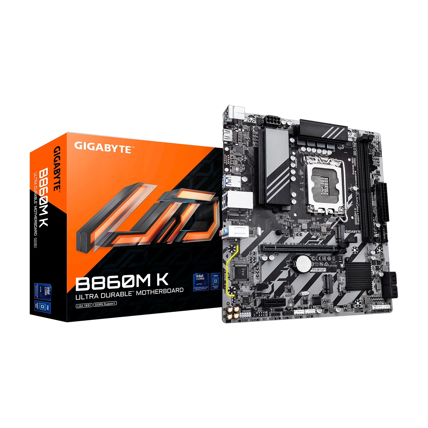 Placa Mãe Gigabyte B860M K DDR5 Socket LGA1851 Chipset Intel B860 Micro ATX