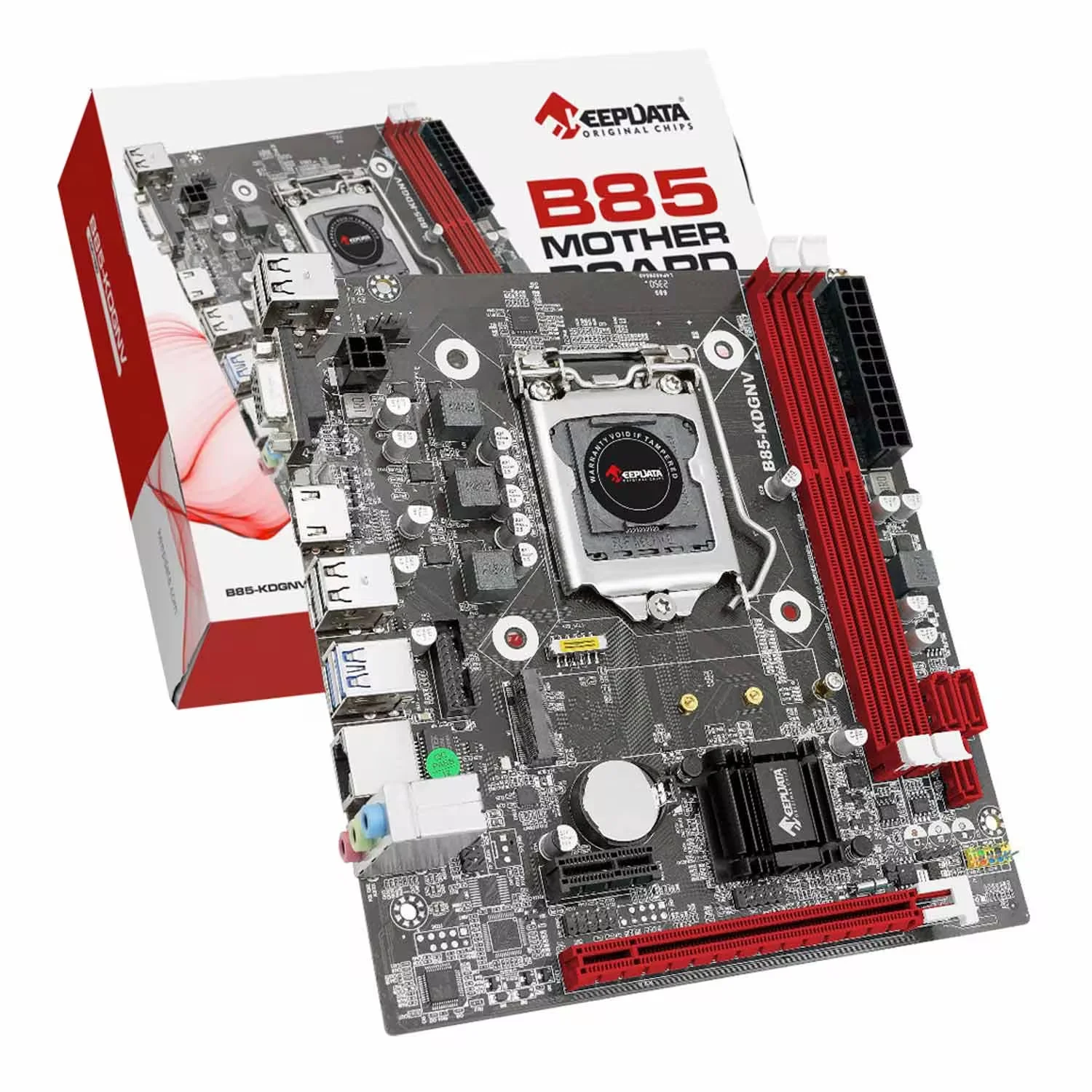 Placa Mãe Keepdata B85-KDGNV DDR3 Socket LGA 1150 Chipset Intel B85 Express Micro ATX