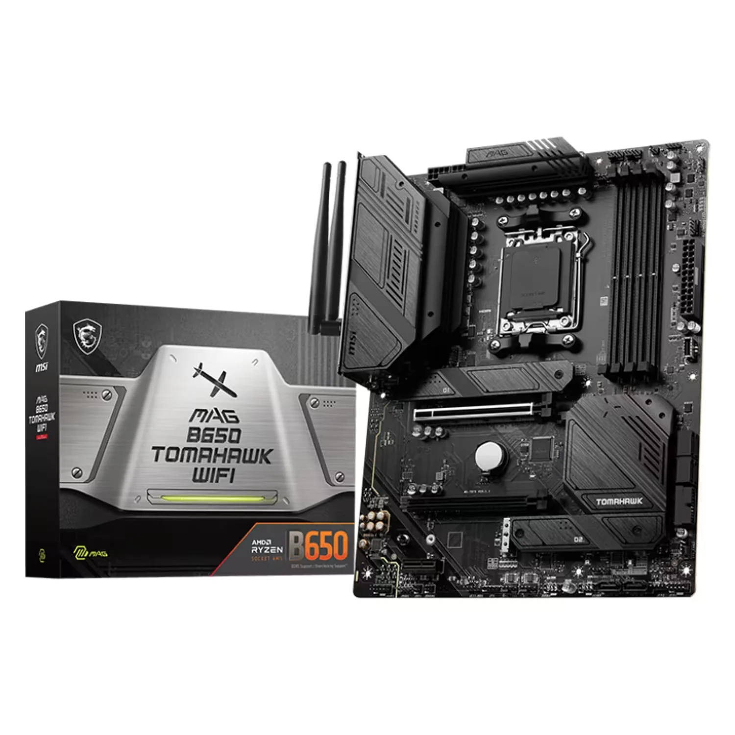 Placa Mãe MSI B650 MAG Tomahawk WiFi DDR5 Socket AMD AM5 Chipset B650 ATX