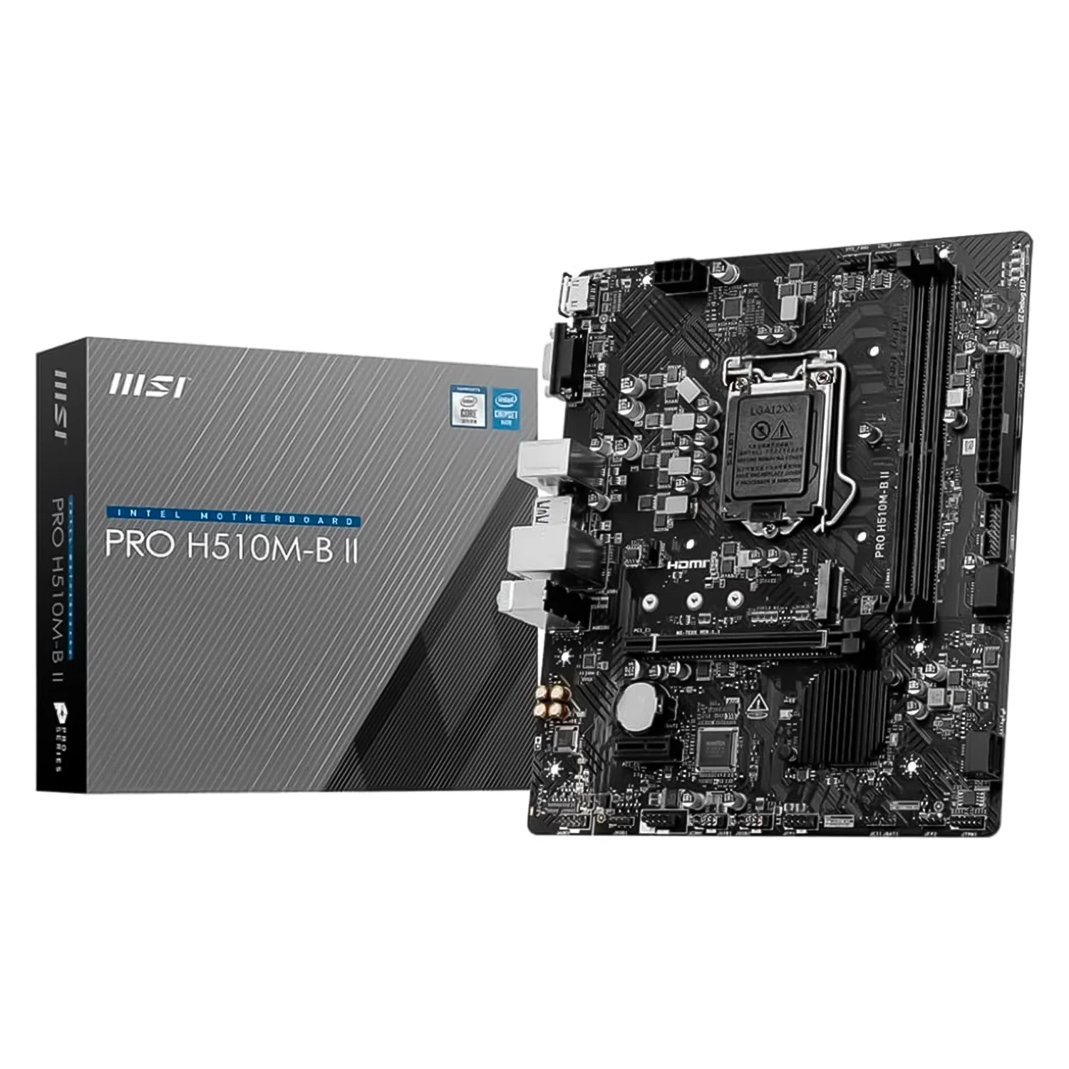 Placa Mãe MSI PRO H510M-B II DDR4 Socket LGA 1200 Chipset Intel H470 Micro ATX