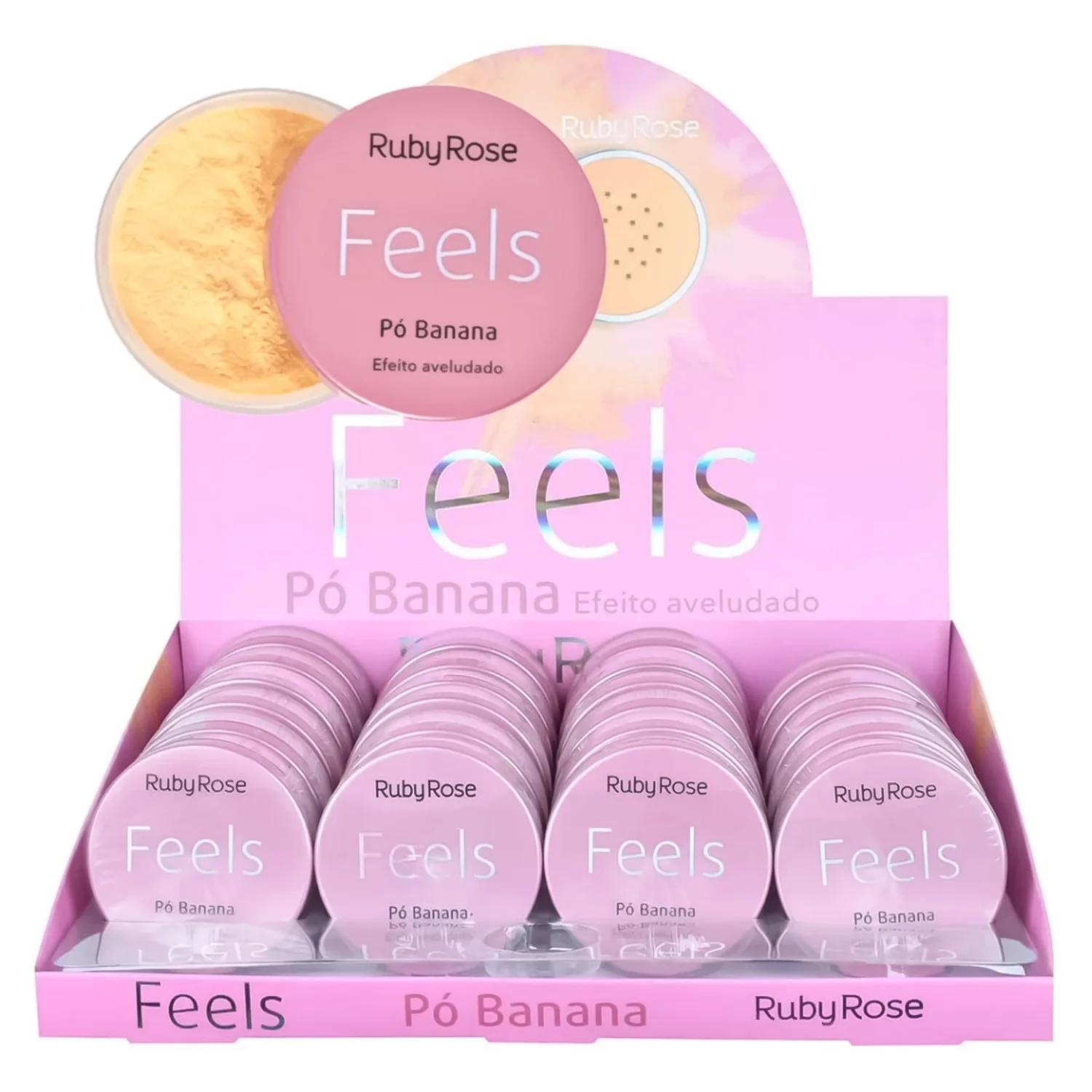 Pó Banana Ruby Rose Feels HB-850 - 24 Unidades