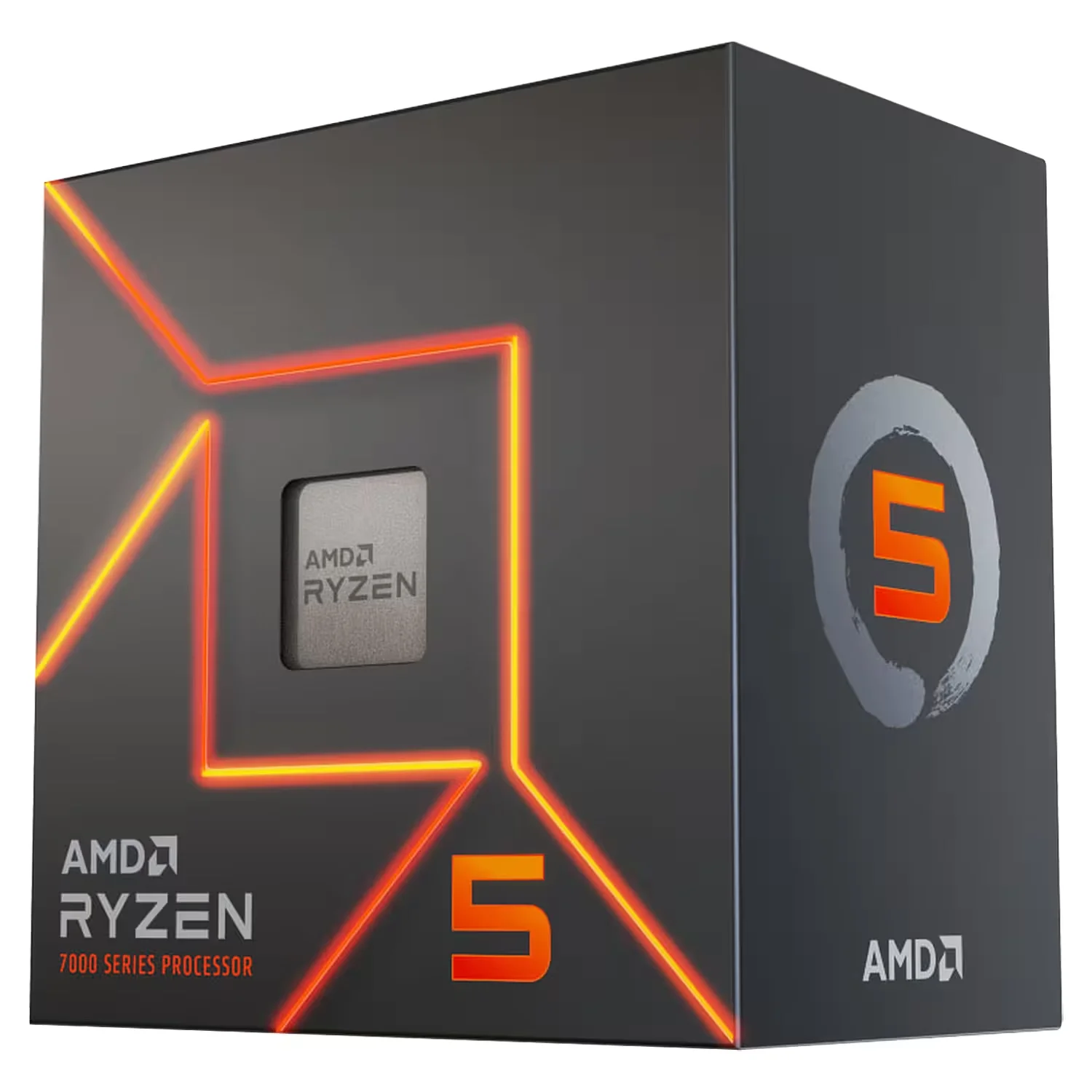 Processador AMD Ryzen 5 7600 Socket AM5 6 Core 12 Threads 3.8GHz e 5.1GHz Turbo Cache 38MB