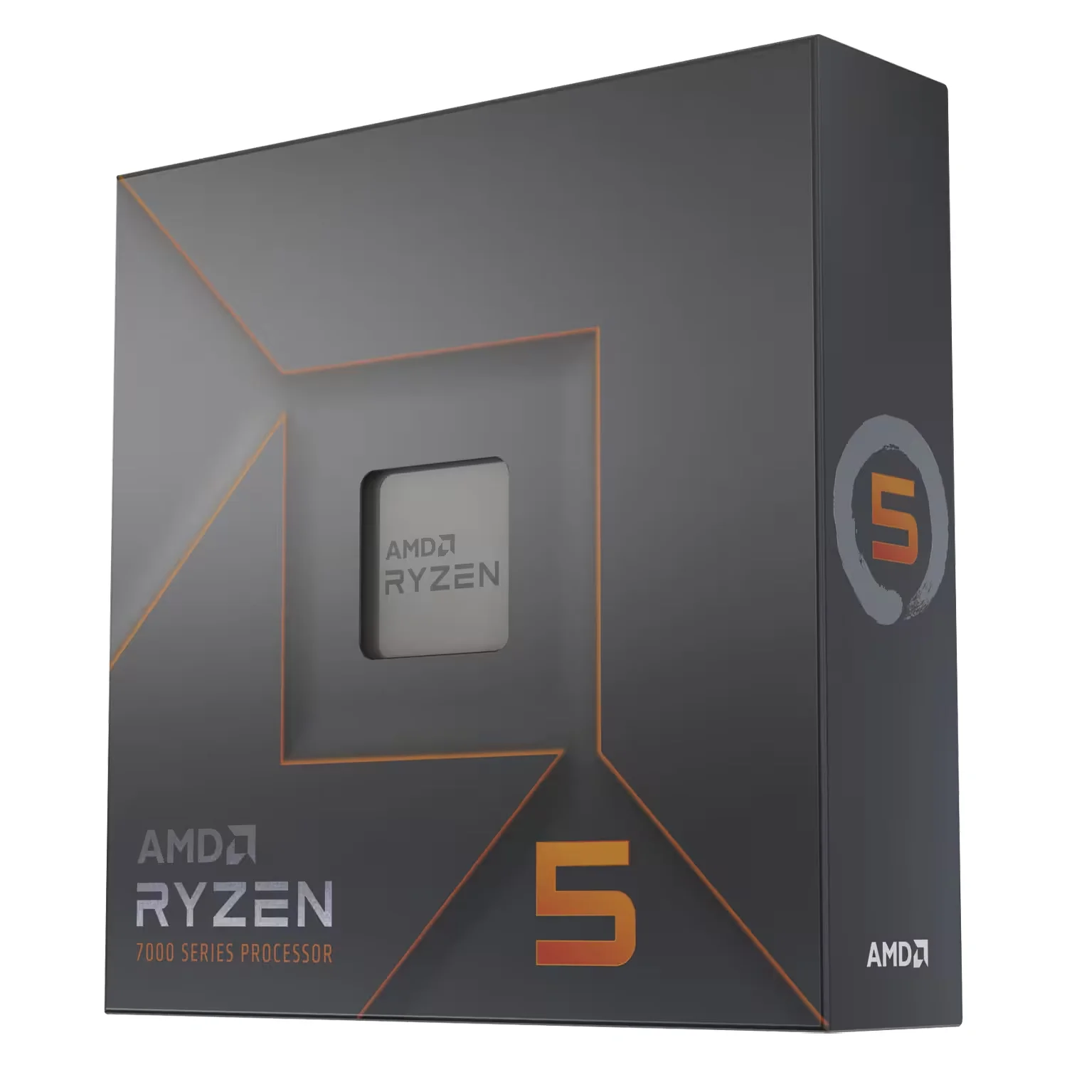Processador AMD Ryzen 5 7600X Socket AM5 6 Core 12 Threads 4.7GHz e 5.3GHz Turbo Cache 38MB