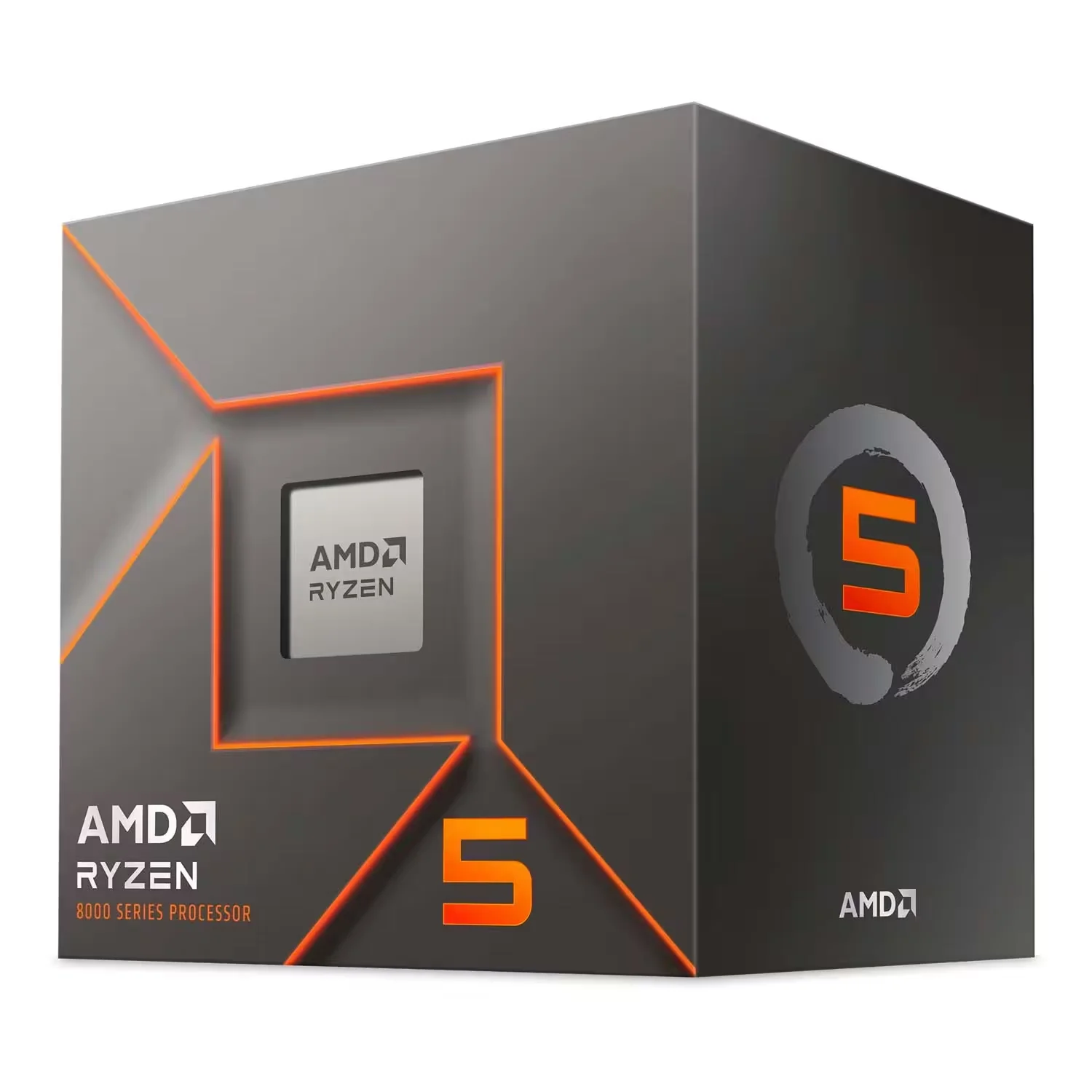 Processador AMD Ryzen 5 8400F Socket AM5 6 Core 12 Threads 4.2GHz e 4.7GHz Turbo Cache 22MB
