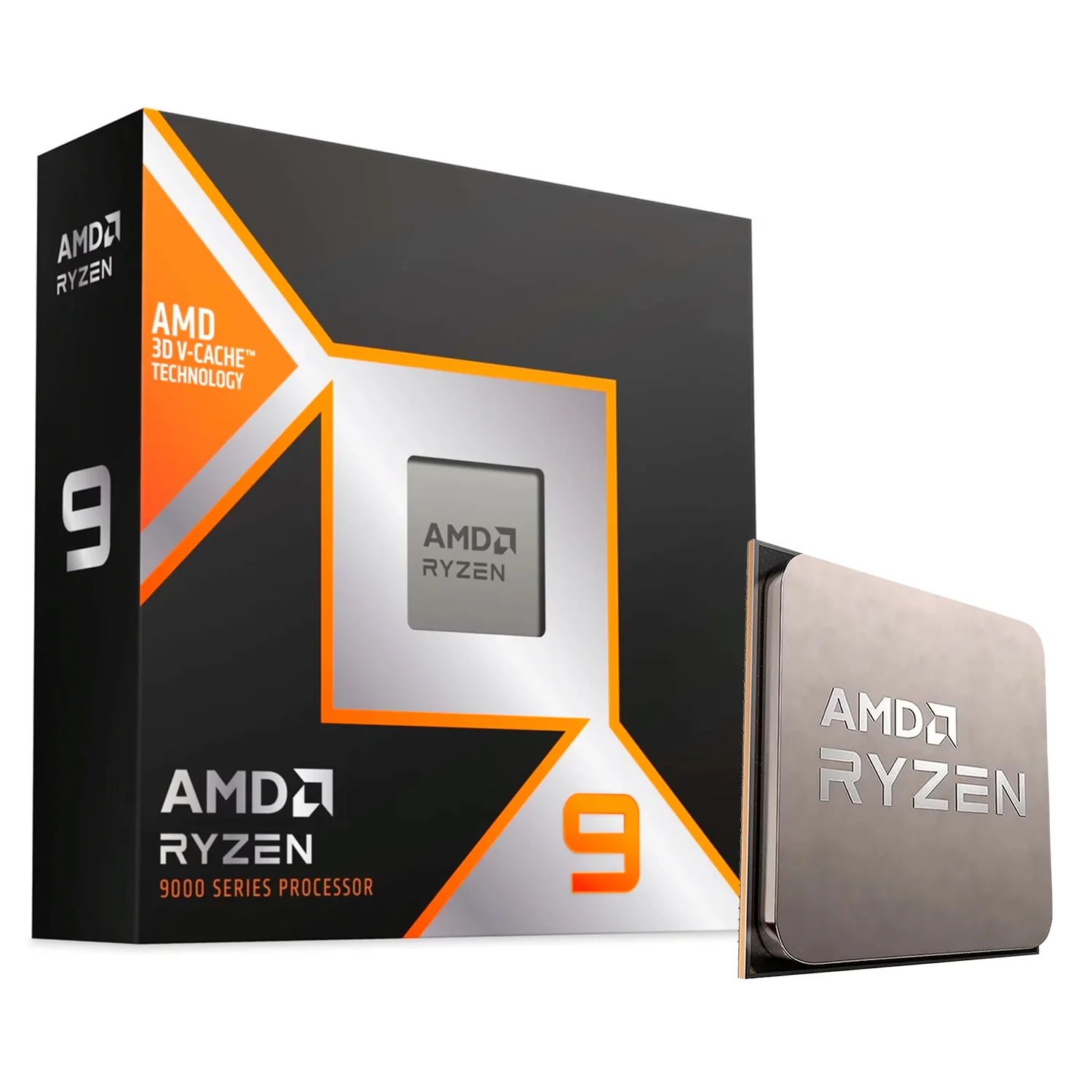 Processador AMD Ryzen 9 9900X3D Socket AMD AM5 12 Core 24 Threads 4.4GHz e 5.5GHz Turbo Cache 128MB