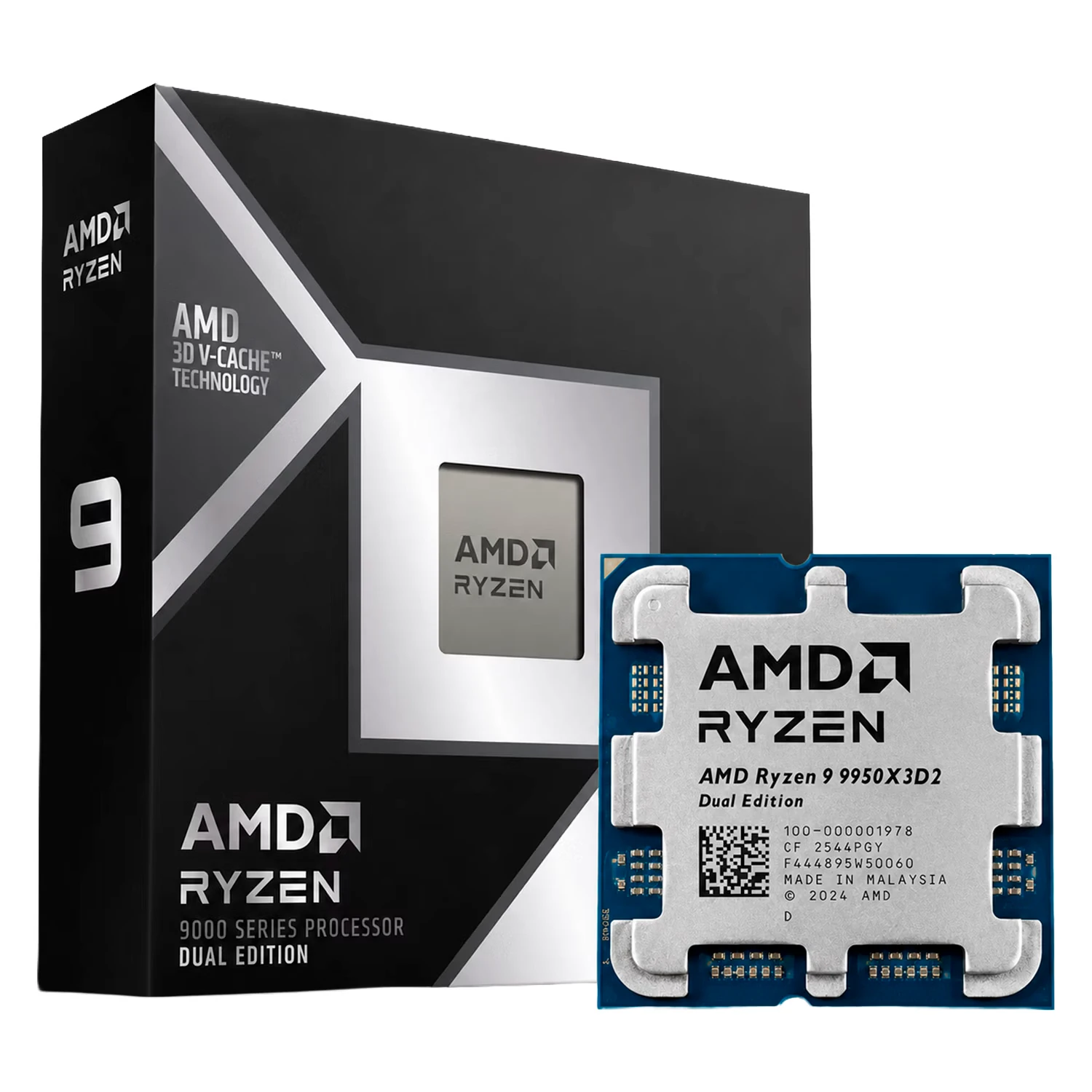 Processador AMD Ryzen 9-9950X3D2 Socket AM5 16 Core 32 Threads 4.3GHz e 5.6GHz Turbo Cache 208MB