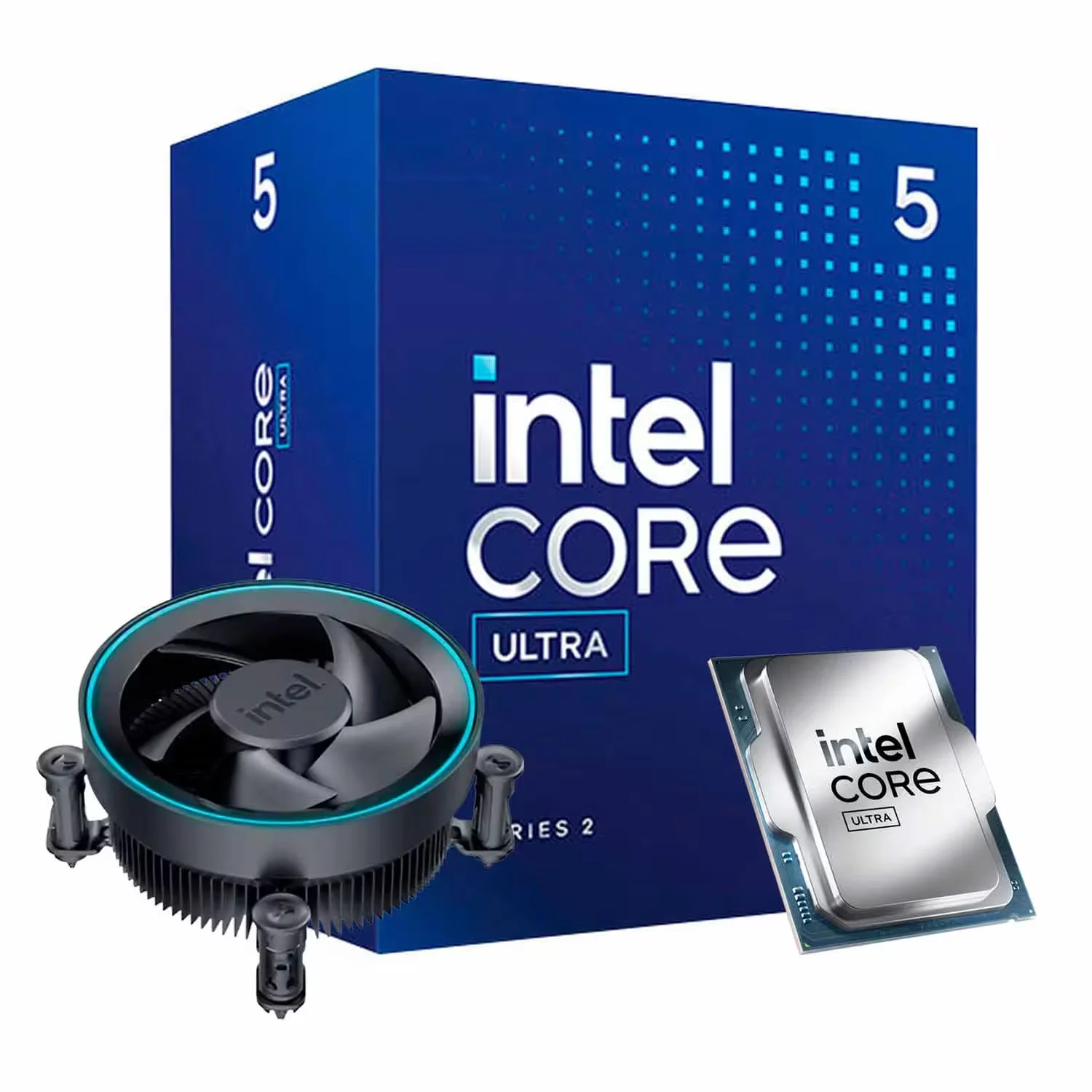 Processador Intel Core Ultra 5-225 Socket LGA 1851 10 Core 10 Threads 3.3GHz e 4.9GHz Turbo Cache 20MB