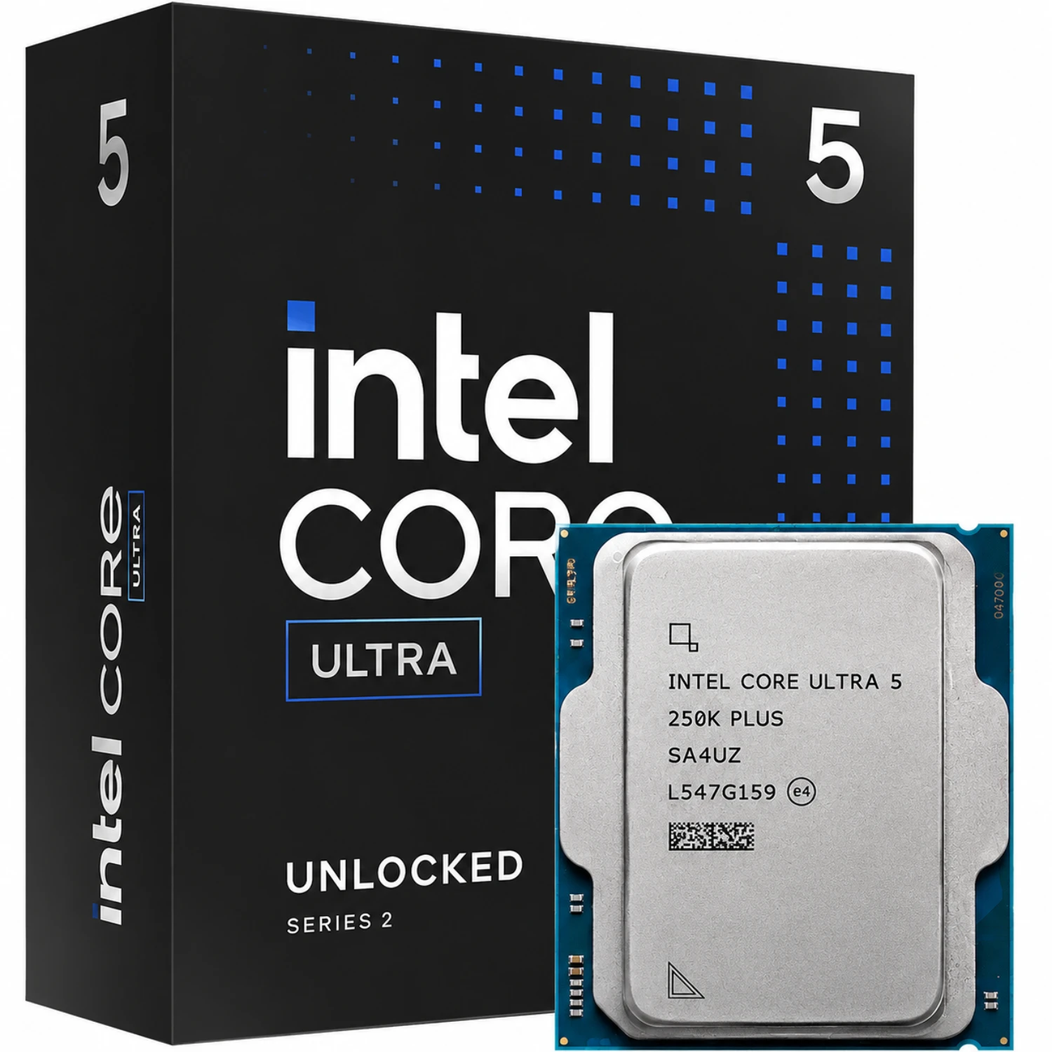 Processador Intel Core Ultra 5-250K Plus Socket LGA 1851 18 Core 18 Threads 4.2GHz e 5.3GHz Turbo Cache 30MB