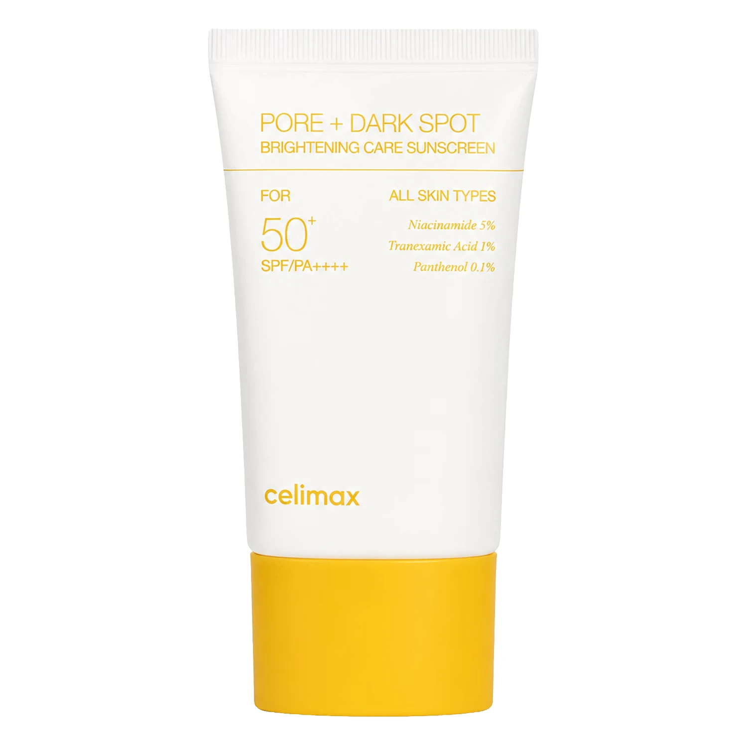 Protetor Solar Facial Celimax Pore+ Dark Spot Brightening Care 50ml