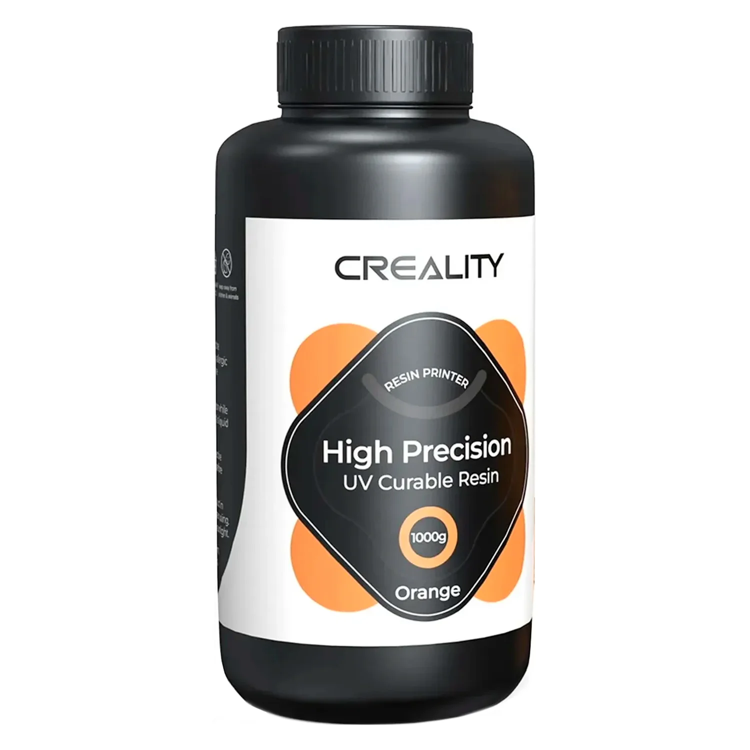 Resina Creality High Precision UV Curable 1Kg para Impressora 3D - Laranja