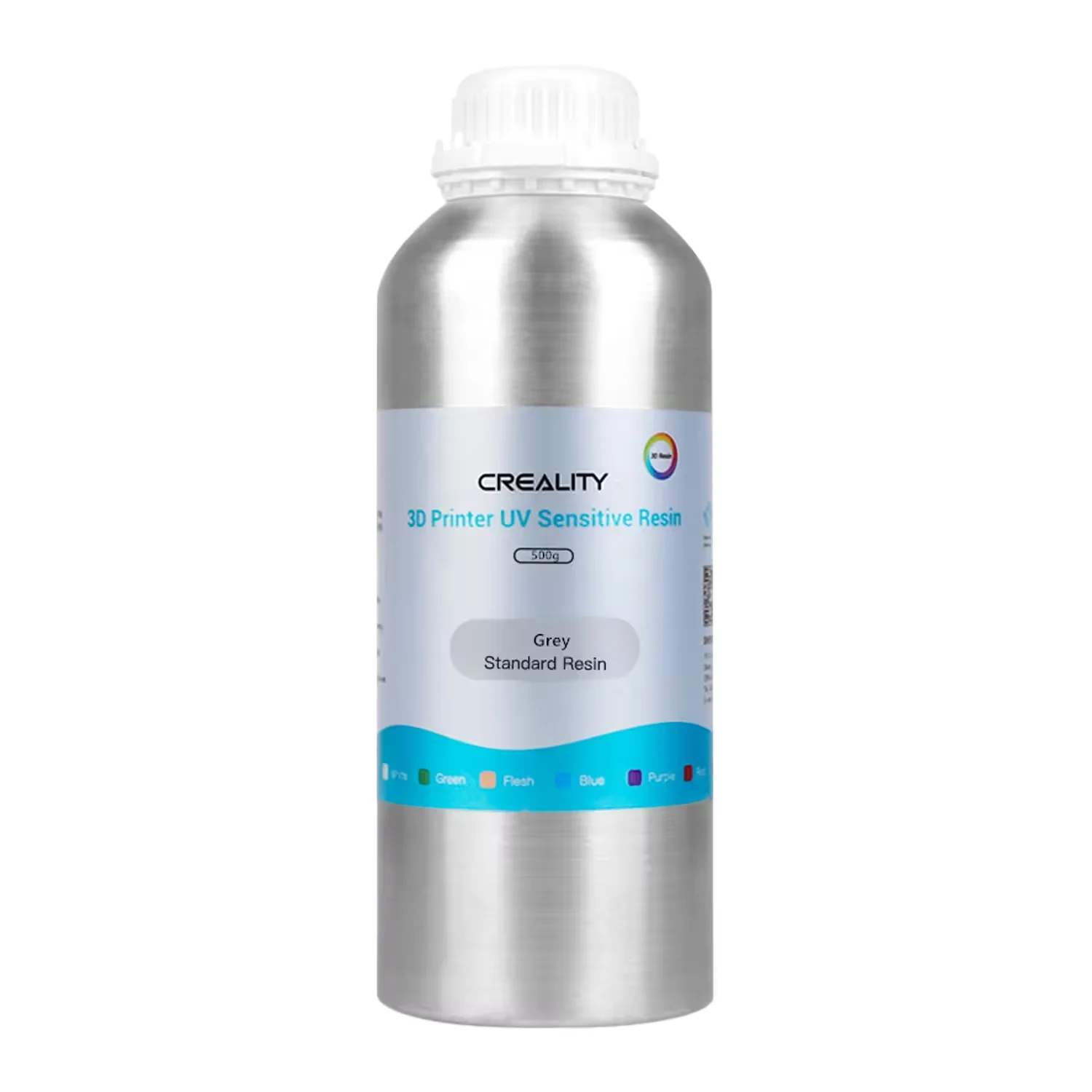 Resina Creality Standard Resin Plus 500g para Impressora 3D - Cinza