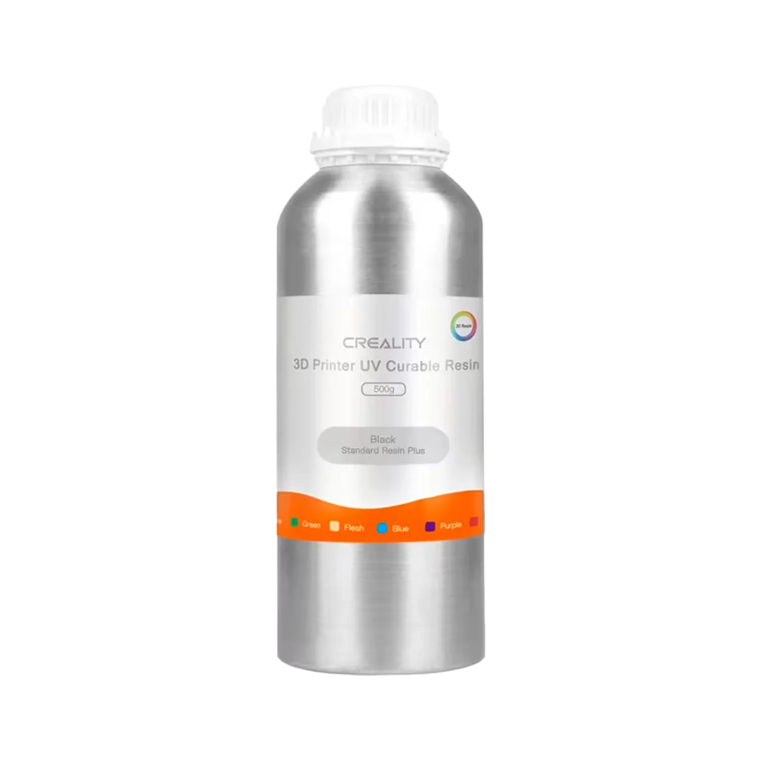 Resina Creality Standard Rigid Plus 500g para Impressora 3D - Preto
