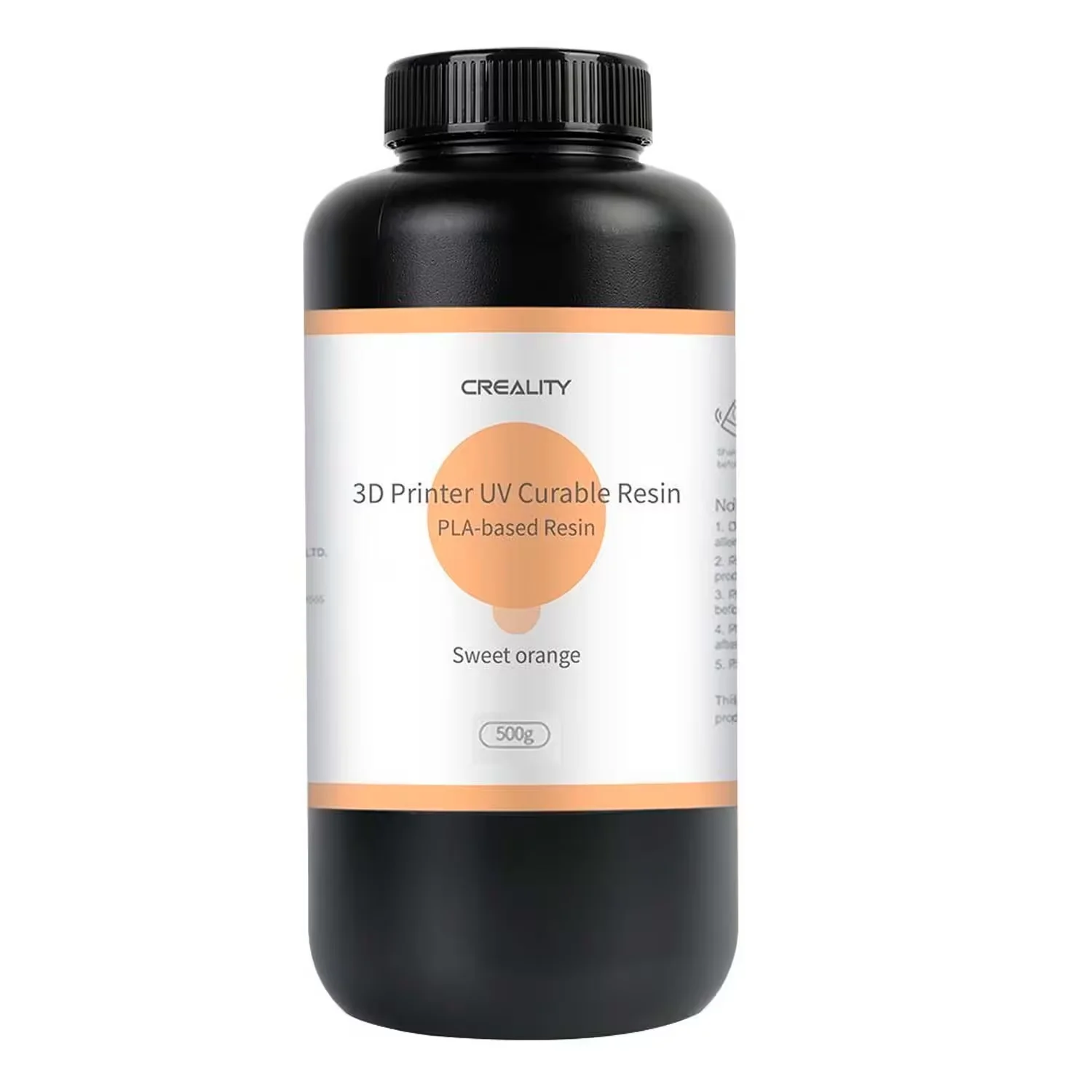 Resina Pla-Based Uv Curable 500g para Impressora 3D Creality - Laranja